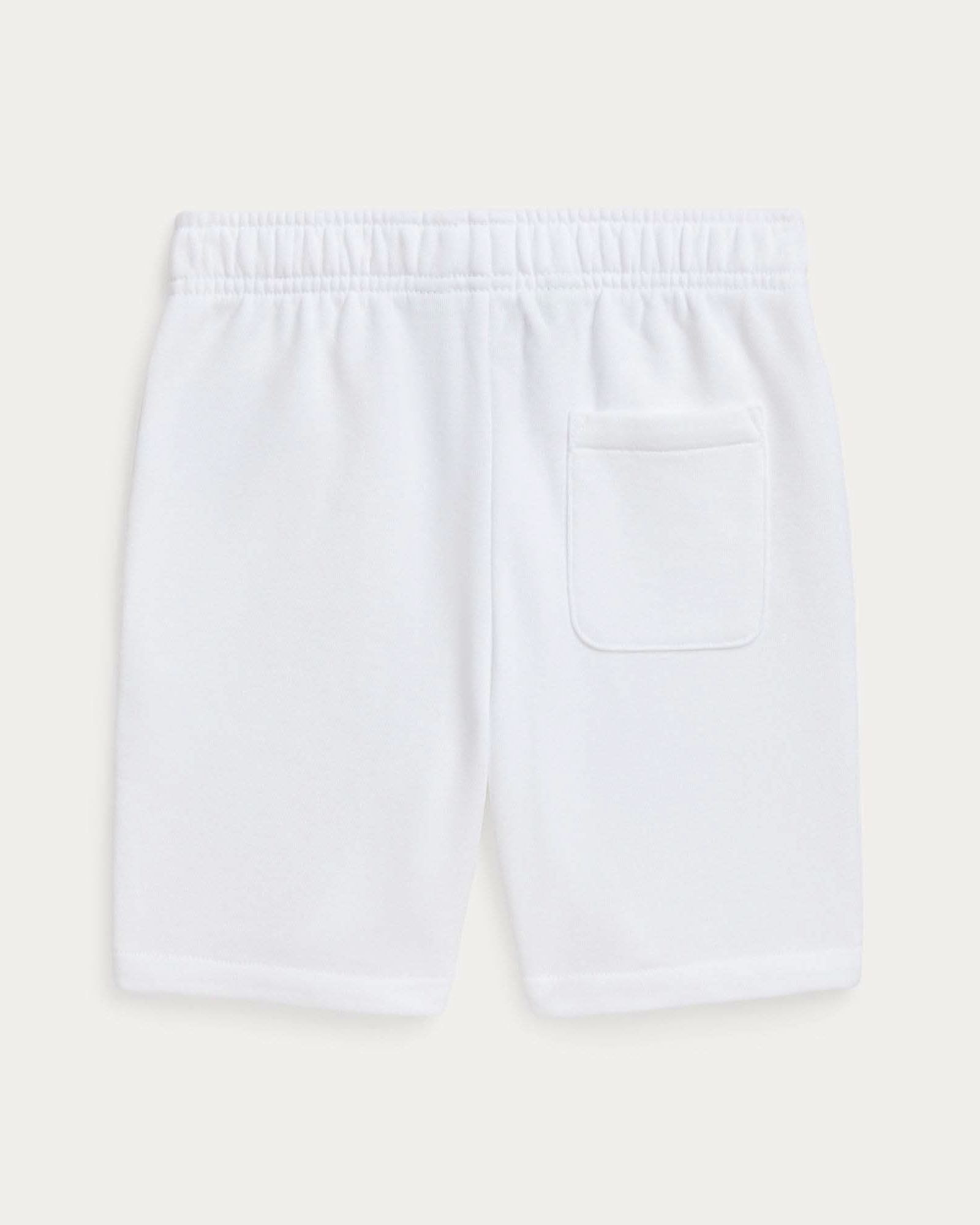 Bermuda bianco in felpa di cotone Polo Ralph Lauren con mini logo pony image