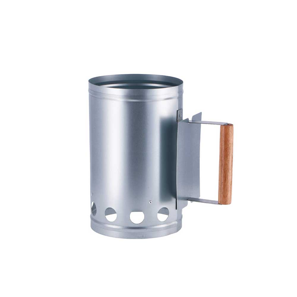 Ad Trend Ciminiera Accendi Carbonella In Acciaio Inox Diametro 17X27H Cm