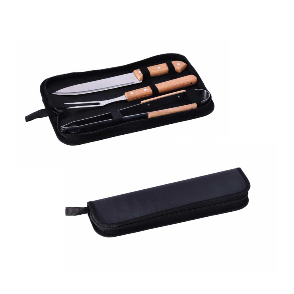 Ad Trend Set 3 Accessori Per Barbecue Con Custodia 