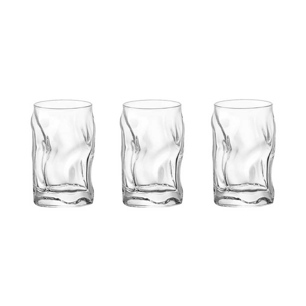 Bormioli 3 Bicchieri Liquore Sorgente In Vetro 7 Cl