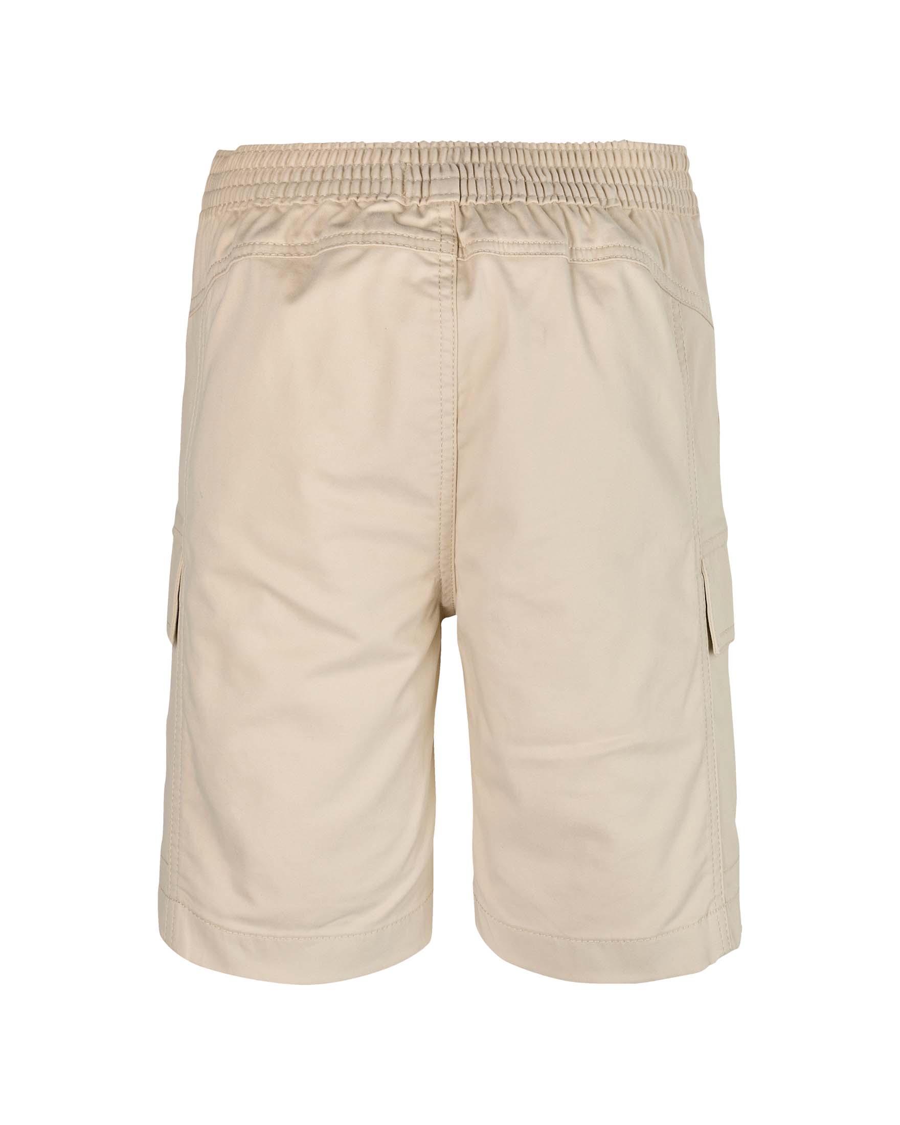 Bermuda cargo beige Calvin Klein in popeline di cotone stretch con tasconi image