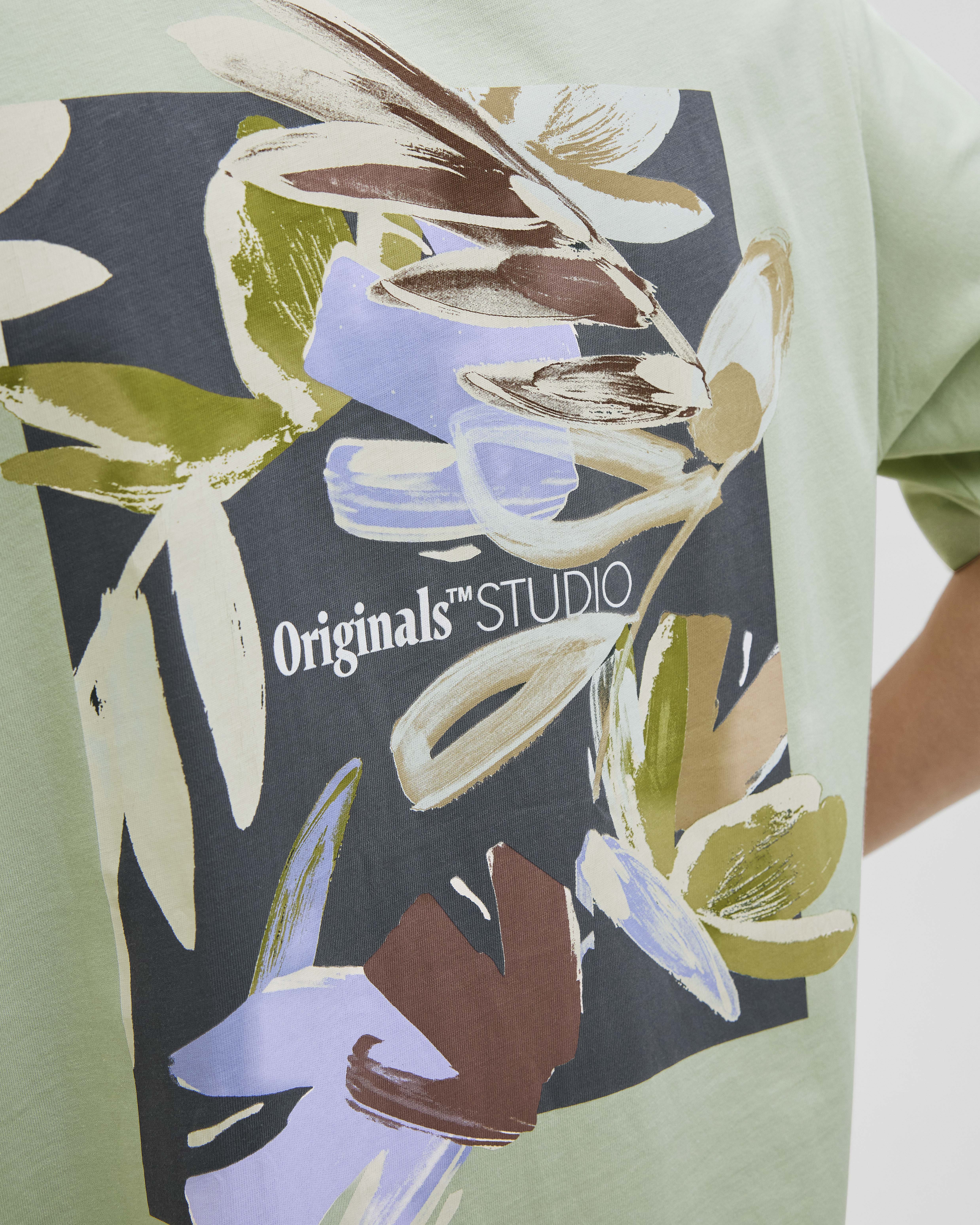 T-shirt QS Donna – Verde Salvia – Taglia XL – Jersey Morbido Con Lyocell – Maniche A Pipistrello - 4