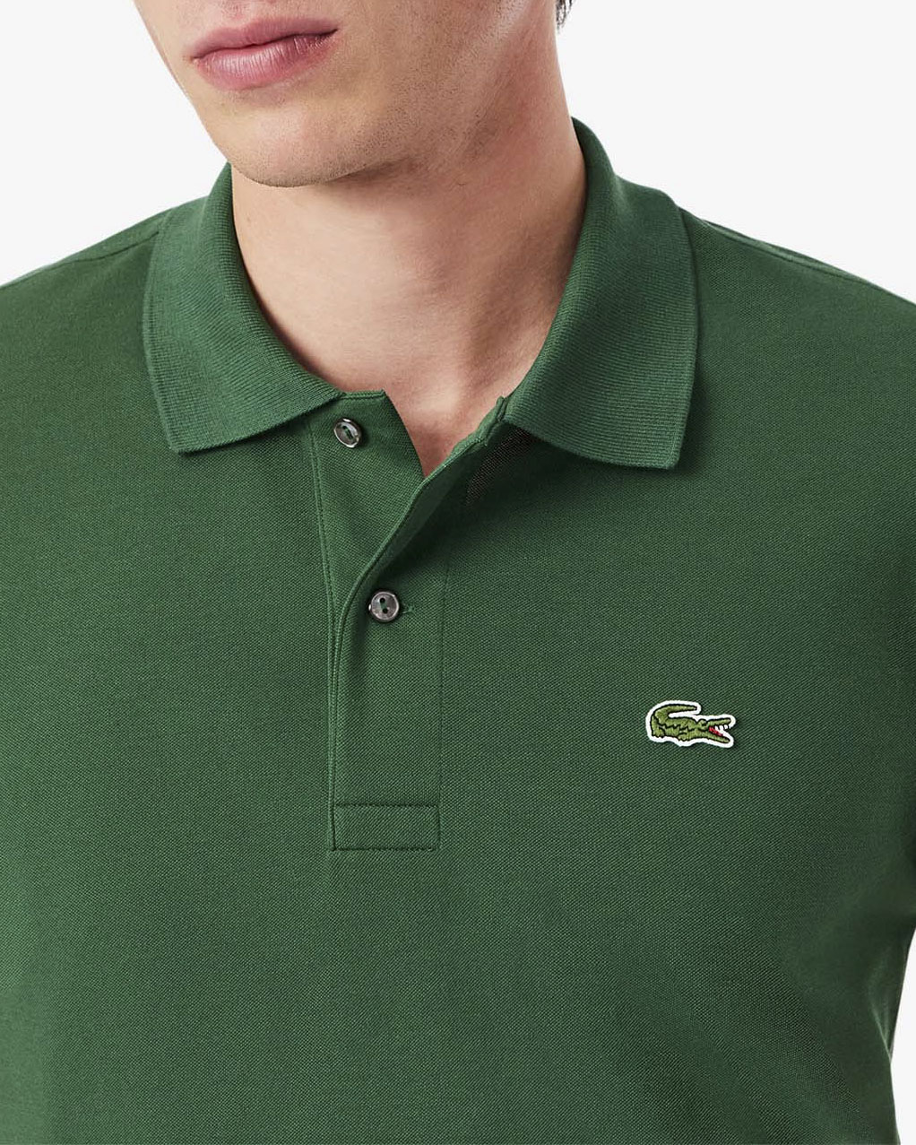 Polo verde mezza manica classic fit L.12.12 Light image