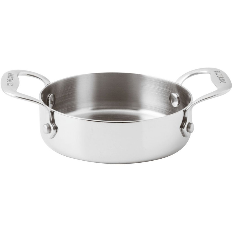 Tegamino Inox PADERNO Serie 12200 Inox 3-Ply - Diam. 12 cm - H 3 cm - 2/M