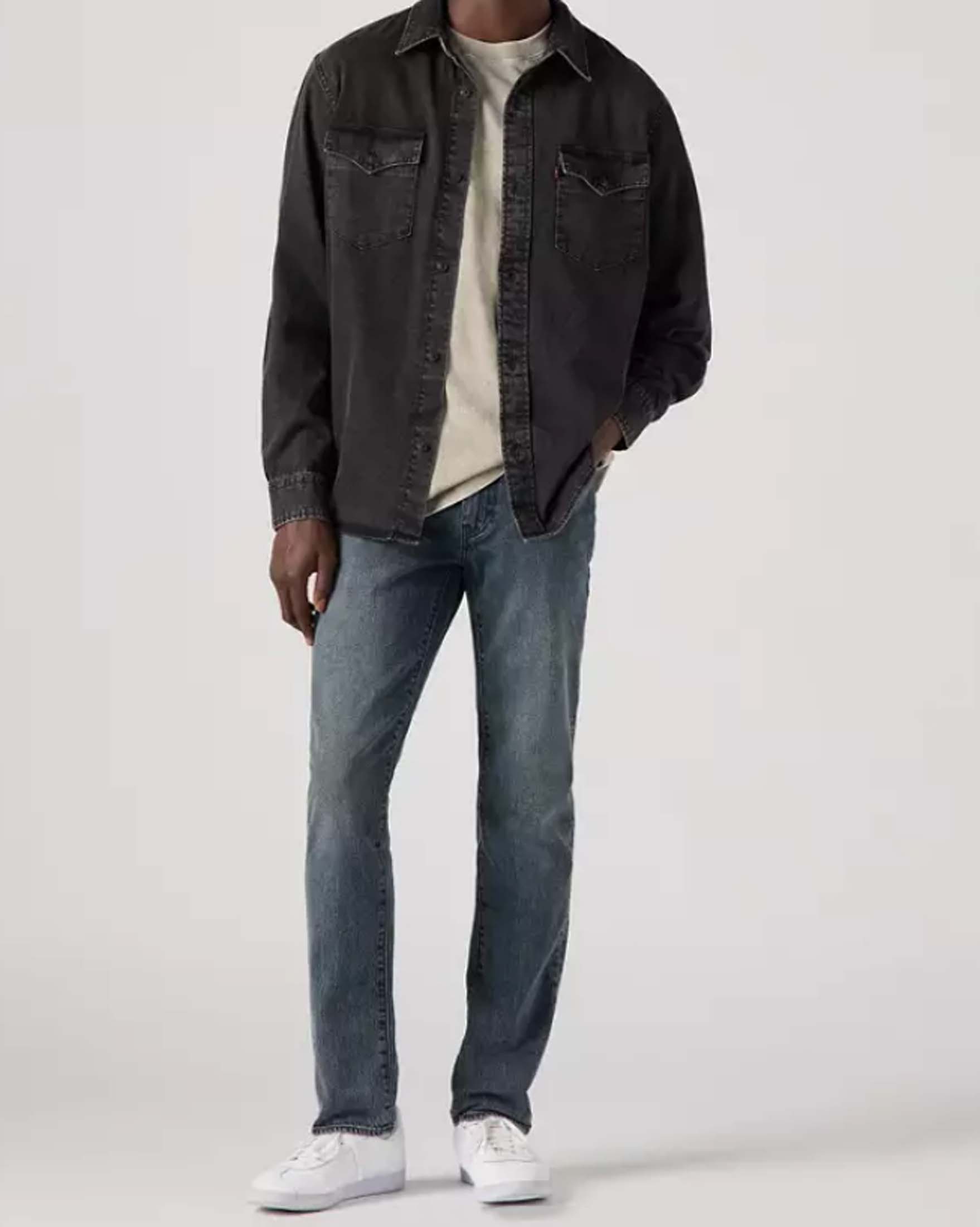 Jeans Levi's 511 slim lavaggio blublack stone washed