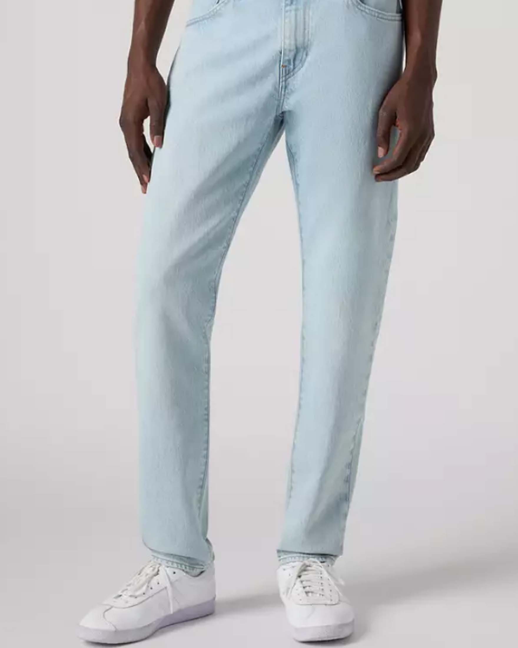 Jeans 512 slim tapered lavaggio chiaro bleach washed image