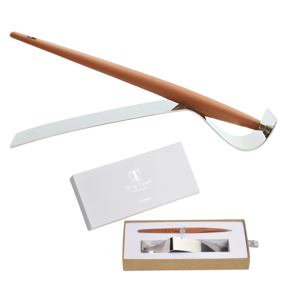 Forever Piuma Leonardo 500th – Stilo in legno massello con punta Ethergraf® e base in acciaio