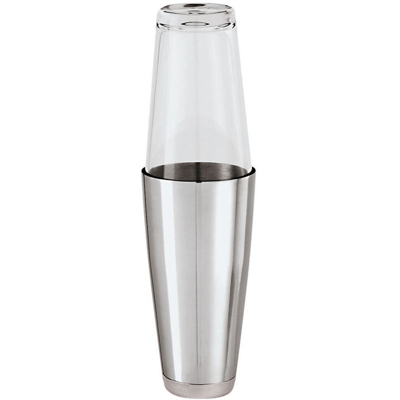 Shop Paderno Boston Shaker C/Glass Cl 50 - Grey on Rinascente