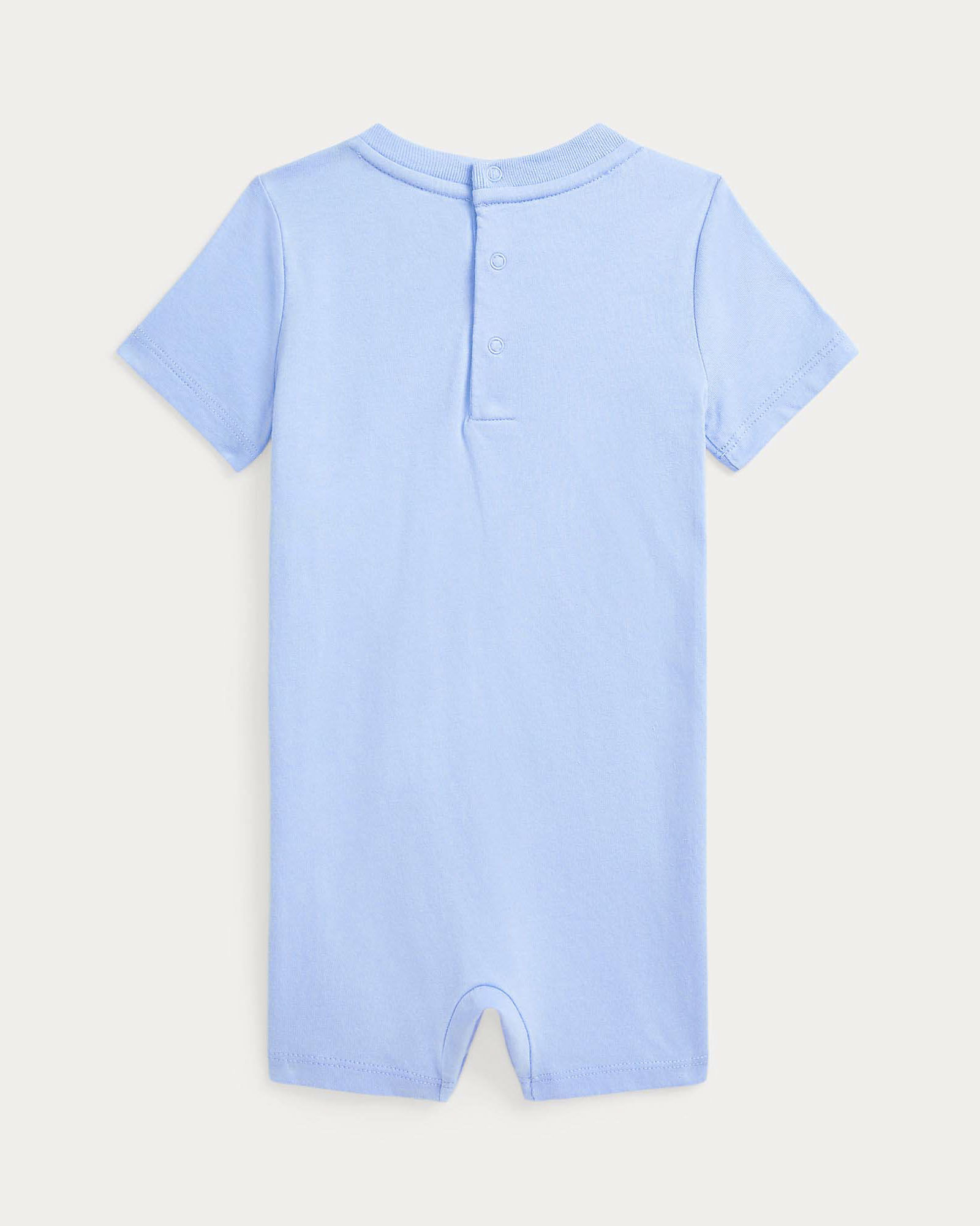 Pagliaccetto Polo Ralph Lauren azzurro in jersey di puro cotone con Polo Bear image