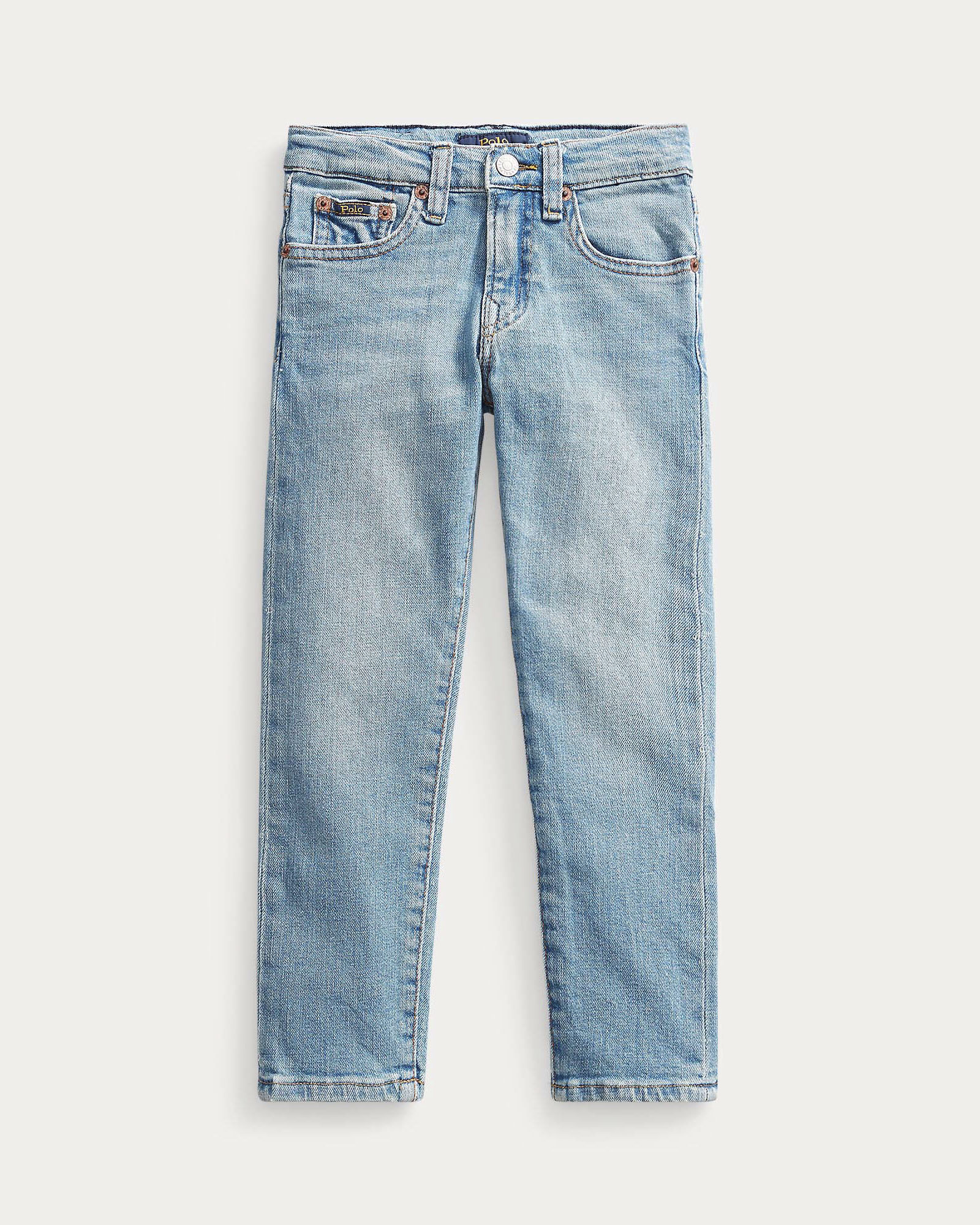 Jeans Polo regular-fit lavaggio chiaro stone washed