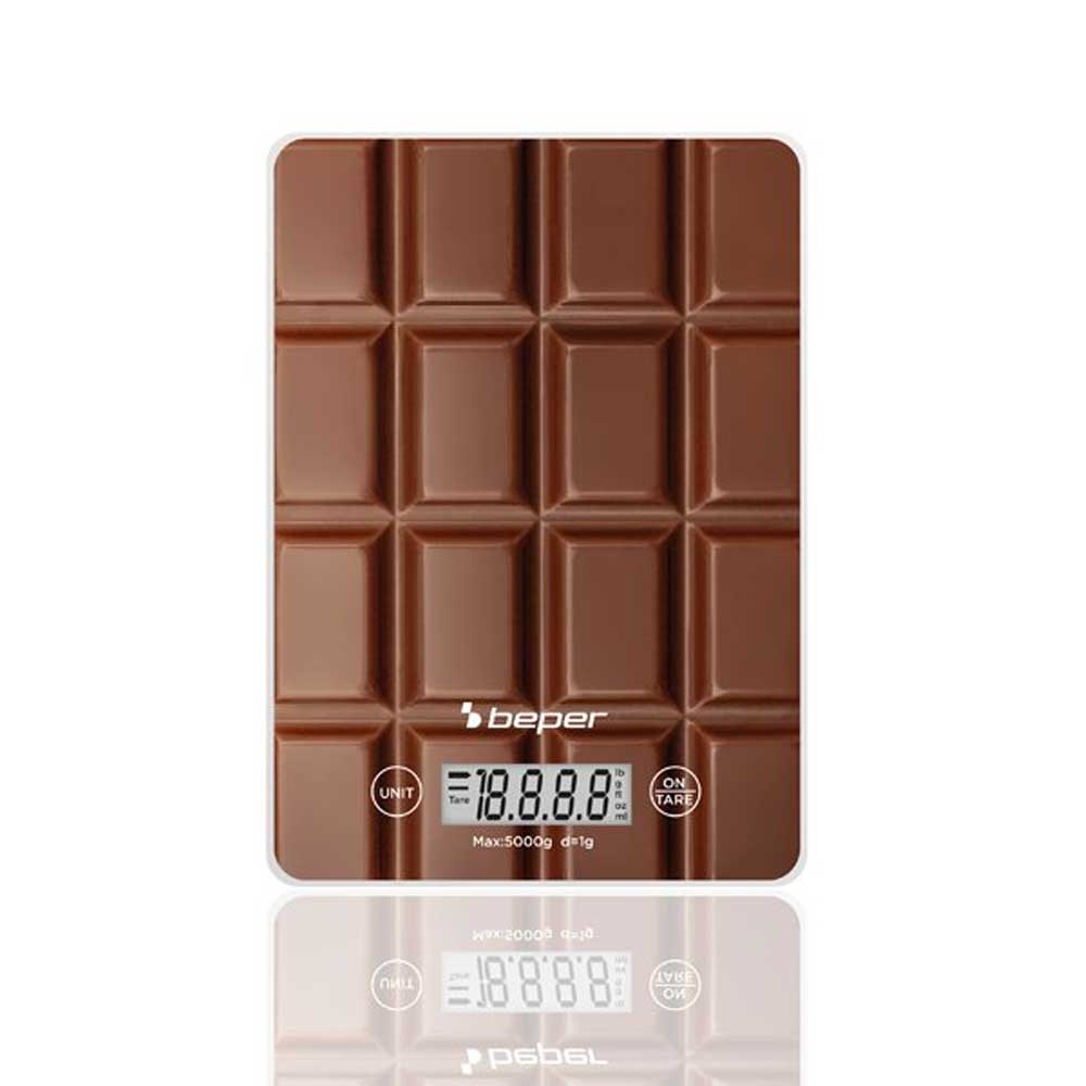 Beper Bilancia Da Cucina Digitale Effetto Cioccolata 5 Kg