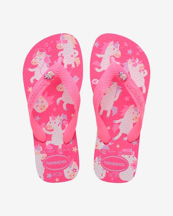 Havaianas Kids Fantasy fucsia con unicorni