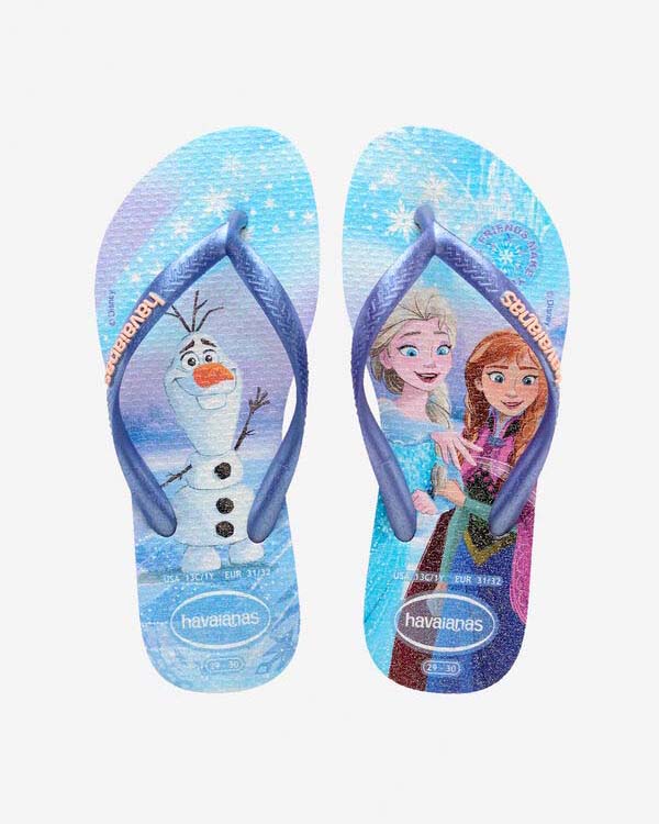 Havaianas Kids Slim Princess a tema Frozen