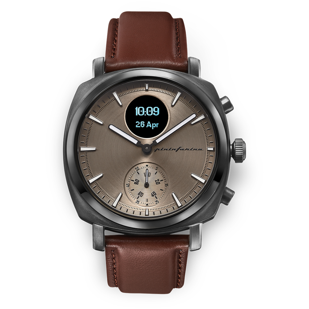 Pininfarina Senso Hybrid Watch Mercure Grey - Classic Watch with Smart Micro Display