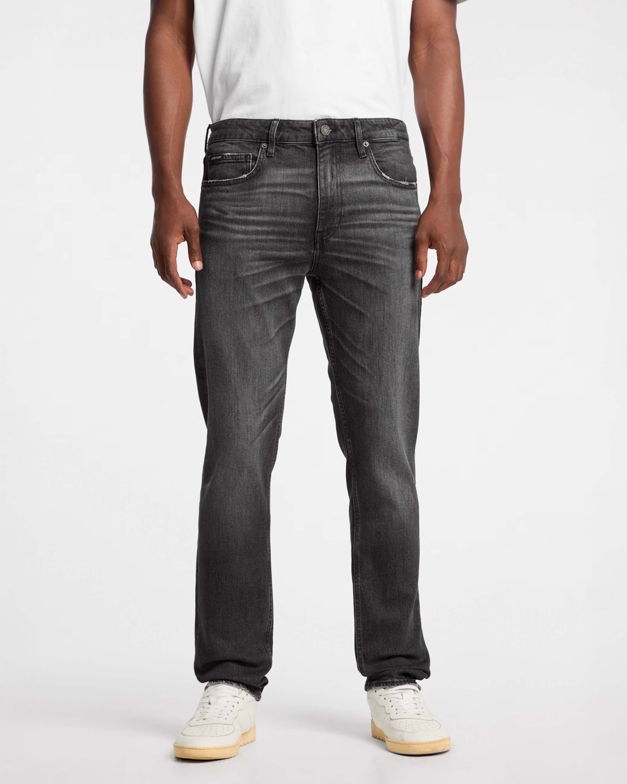 Jeans slim lavaggio nero stone washed in cotone stretch