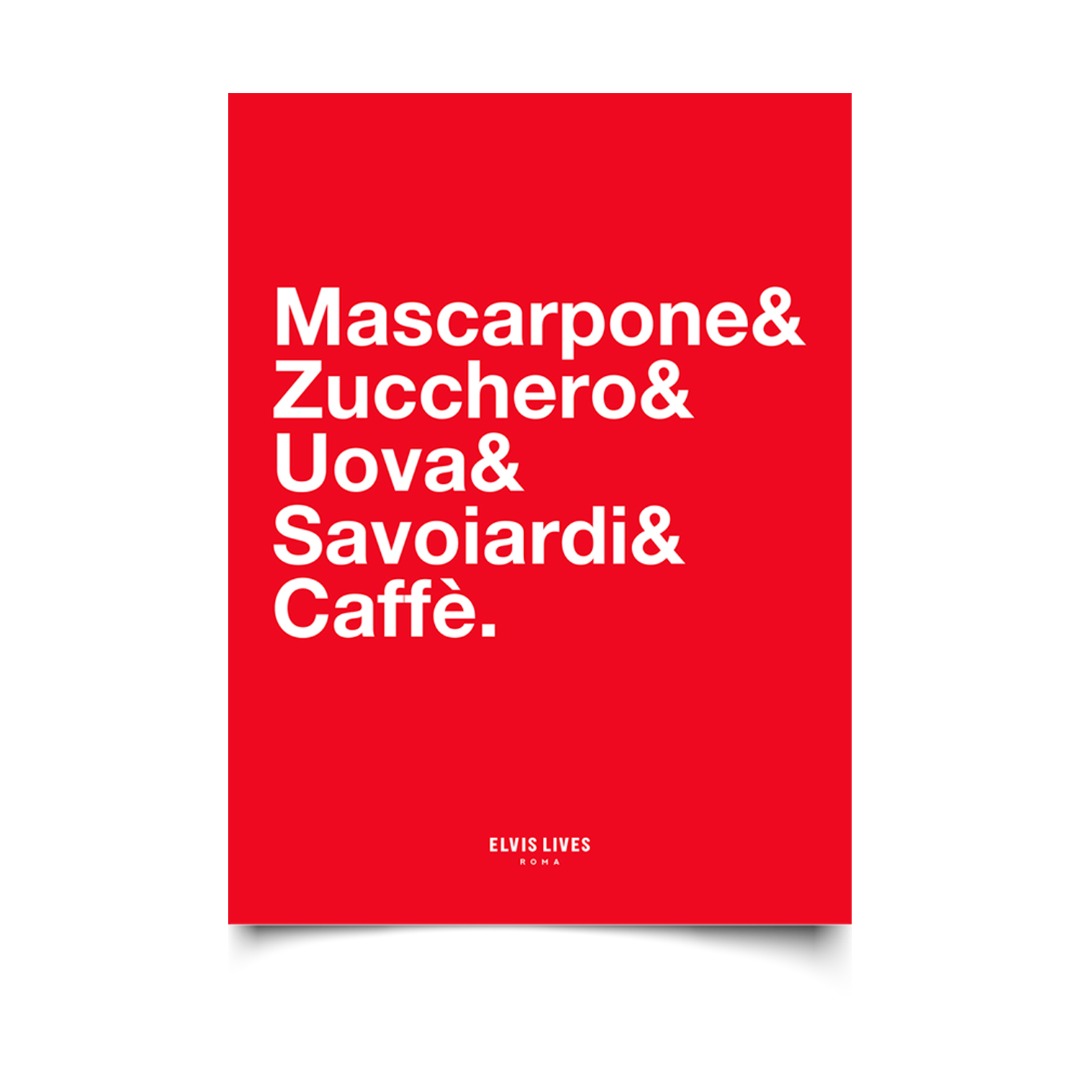 Poster Tiramisù