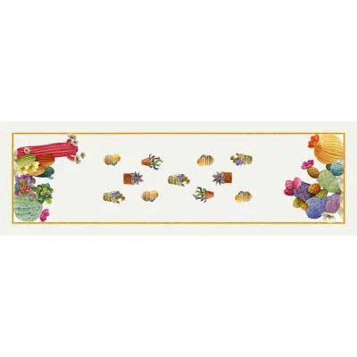 Tovagliette americane Kactus con fantasia stampata multicolor