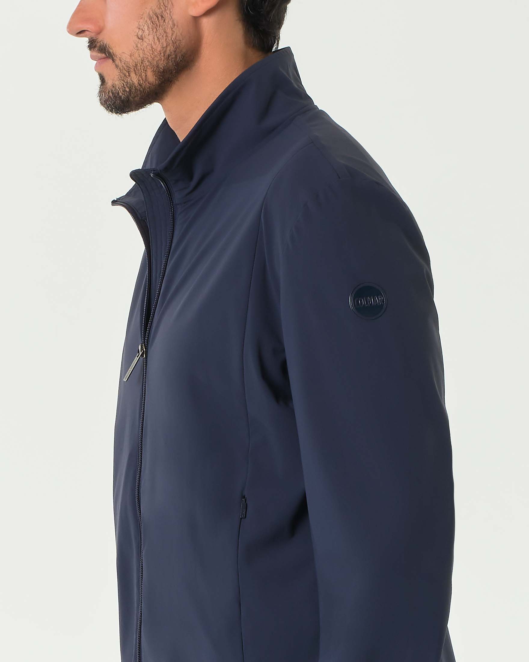 Giubbino Colmar Originals blu in tessuto tecnico stretch leggero