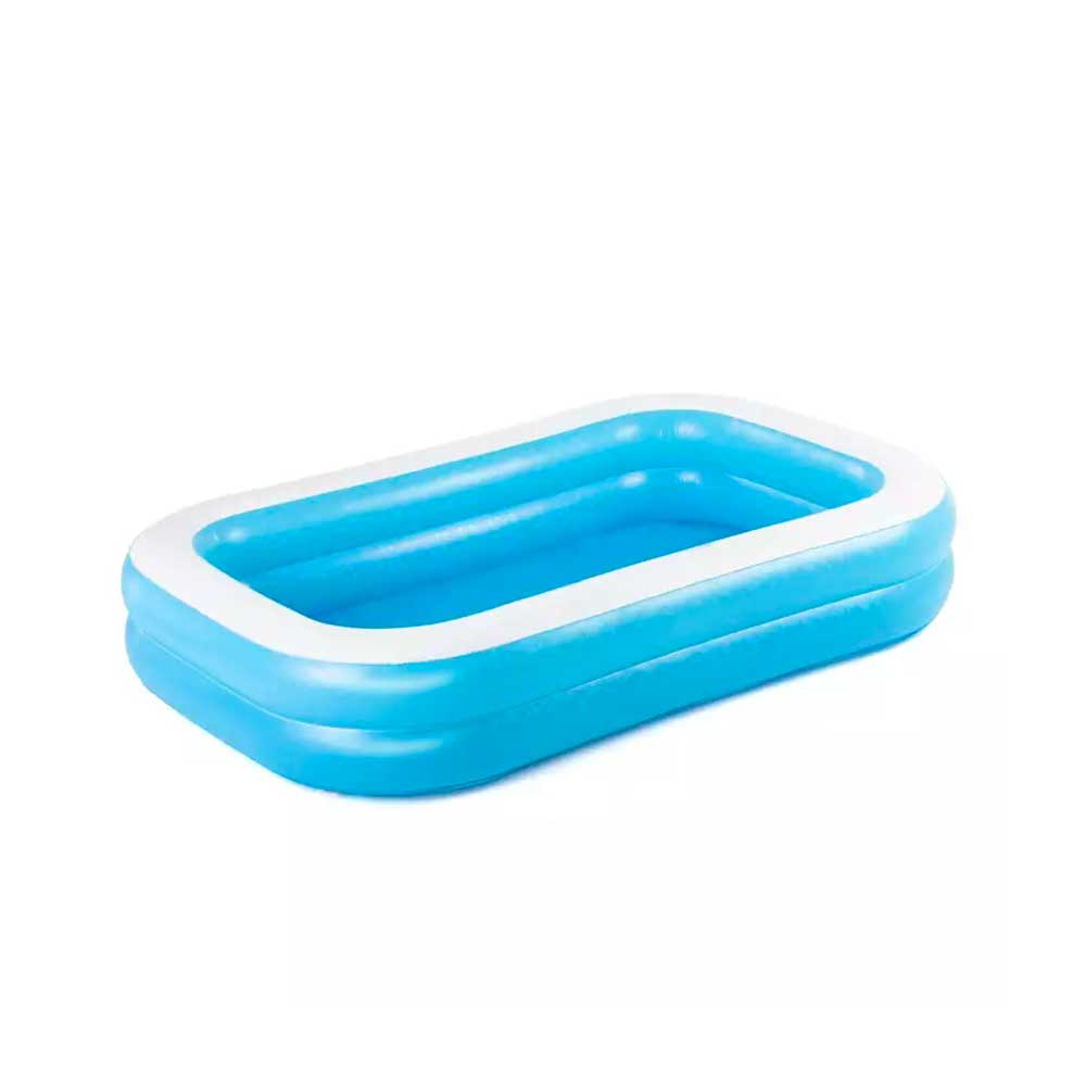 Bestway Piscina Gonfiabile A 2 Anelli Rettangolare 262X175X51H Cm