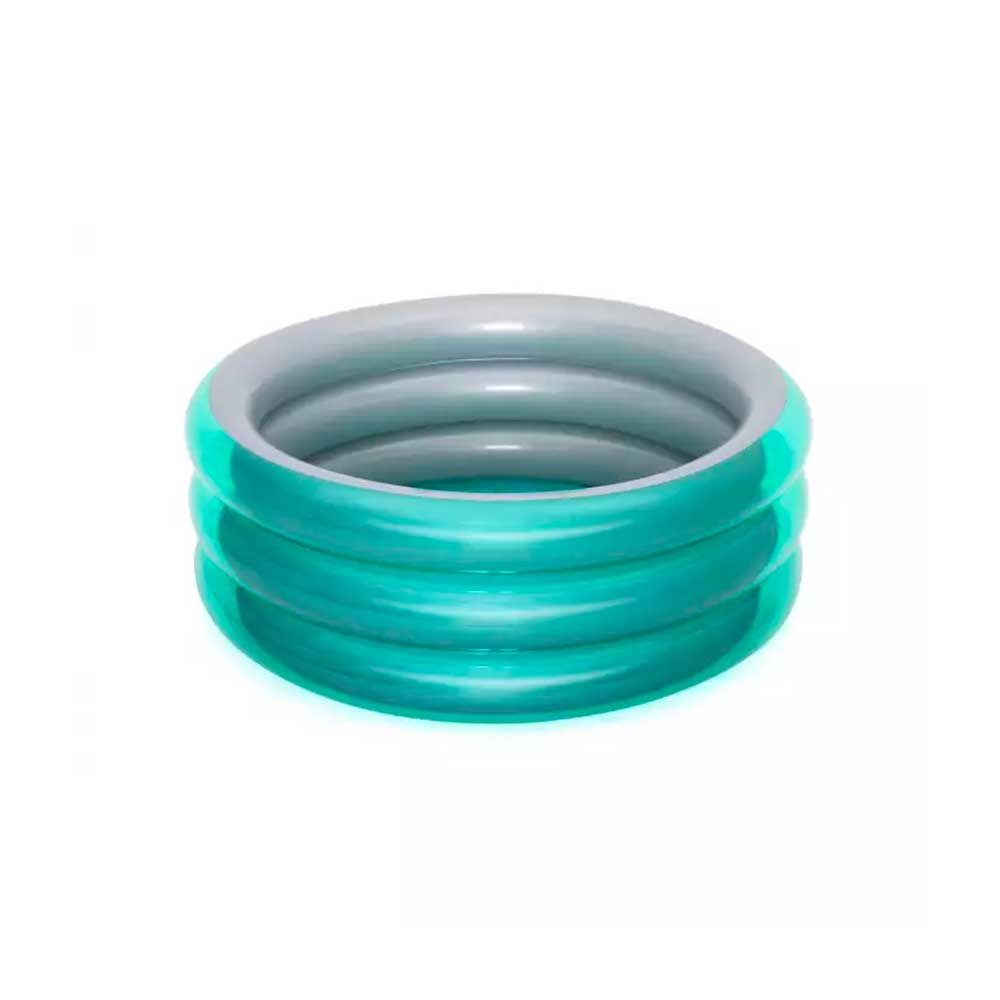 Bestway Piscina Gonfiabile Big Metallic A 3 Anelli Diametro 152X51H Cm