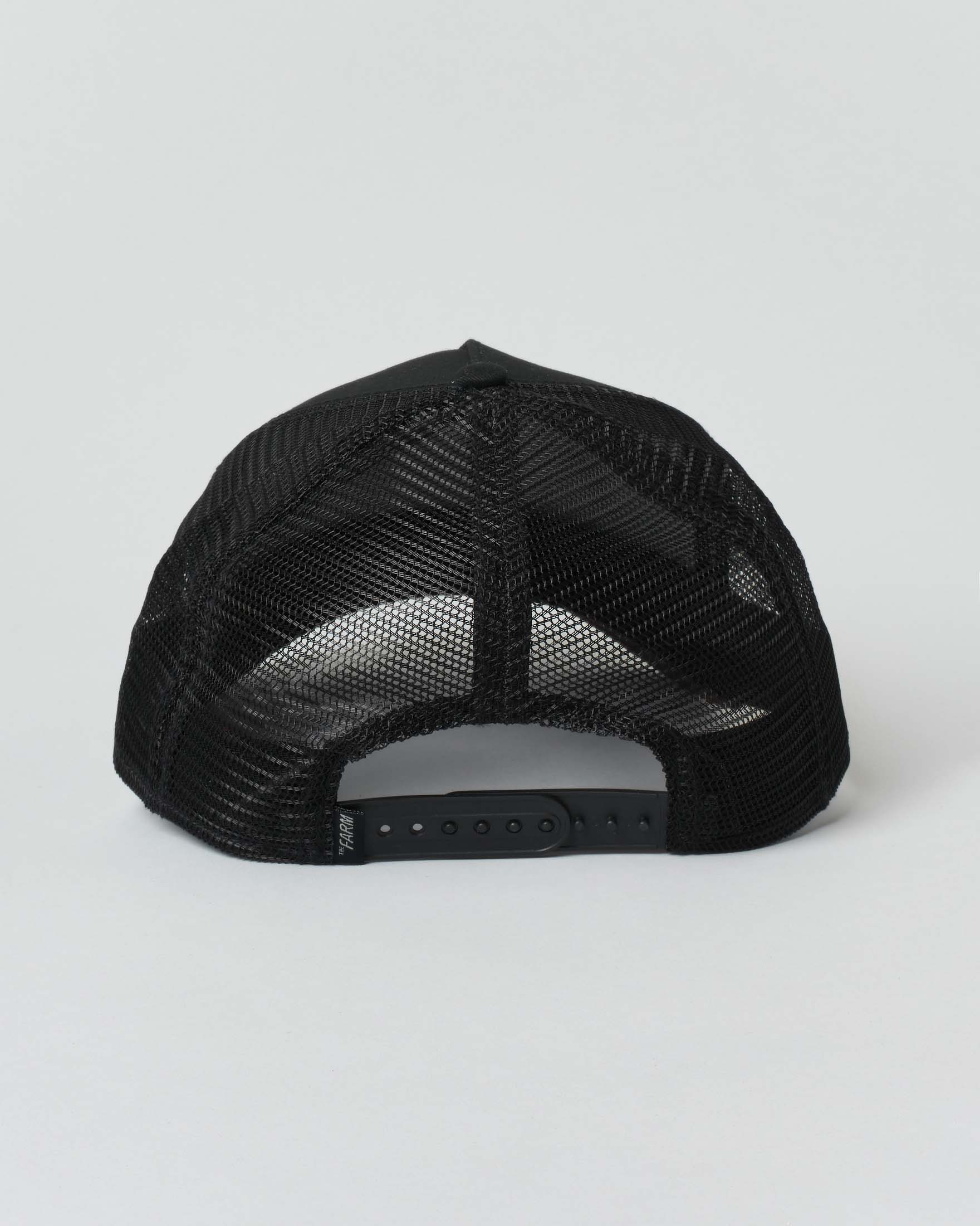 Berretto Goorin Bros The Baddest Boy trucker nero con patch Rottweiler image