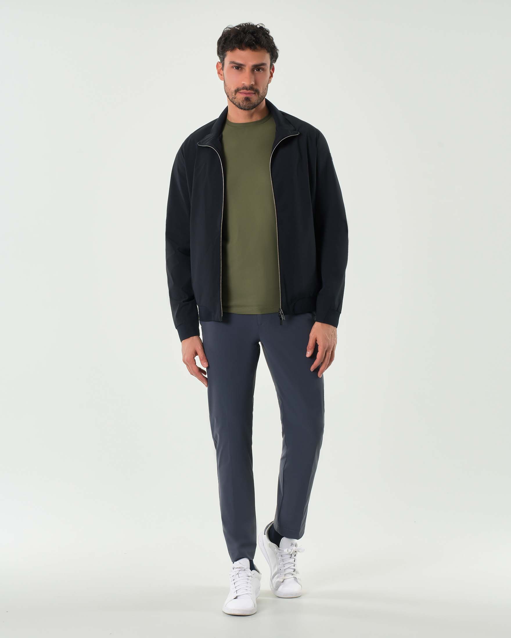 Giubbino blu Summer Cult Val Jkt in tessuto tecnico leggero
