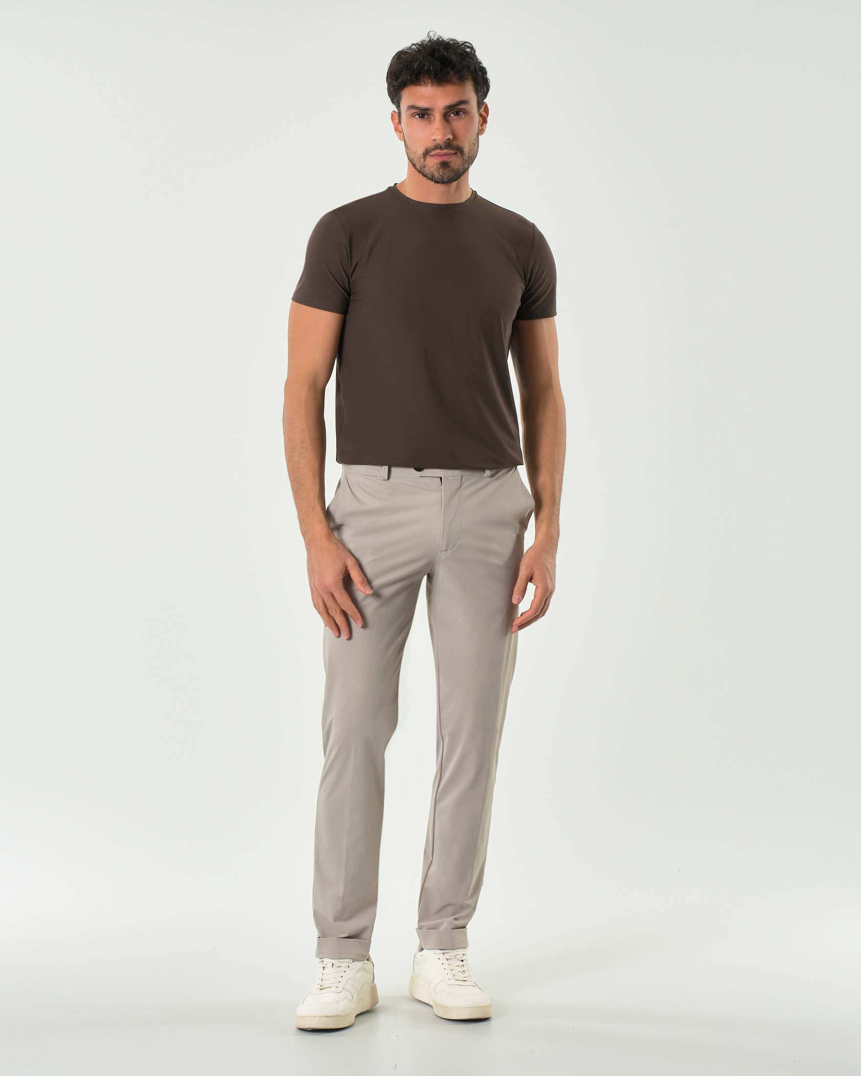 Pantalone Surflex Micro Chino Pant beige in tessuto tecnico stretch