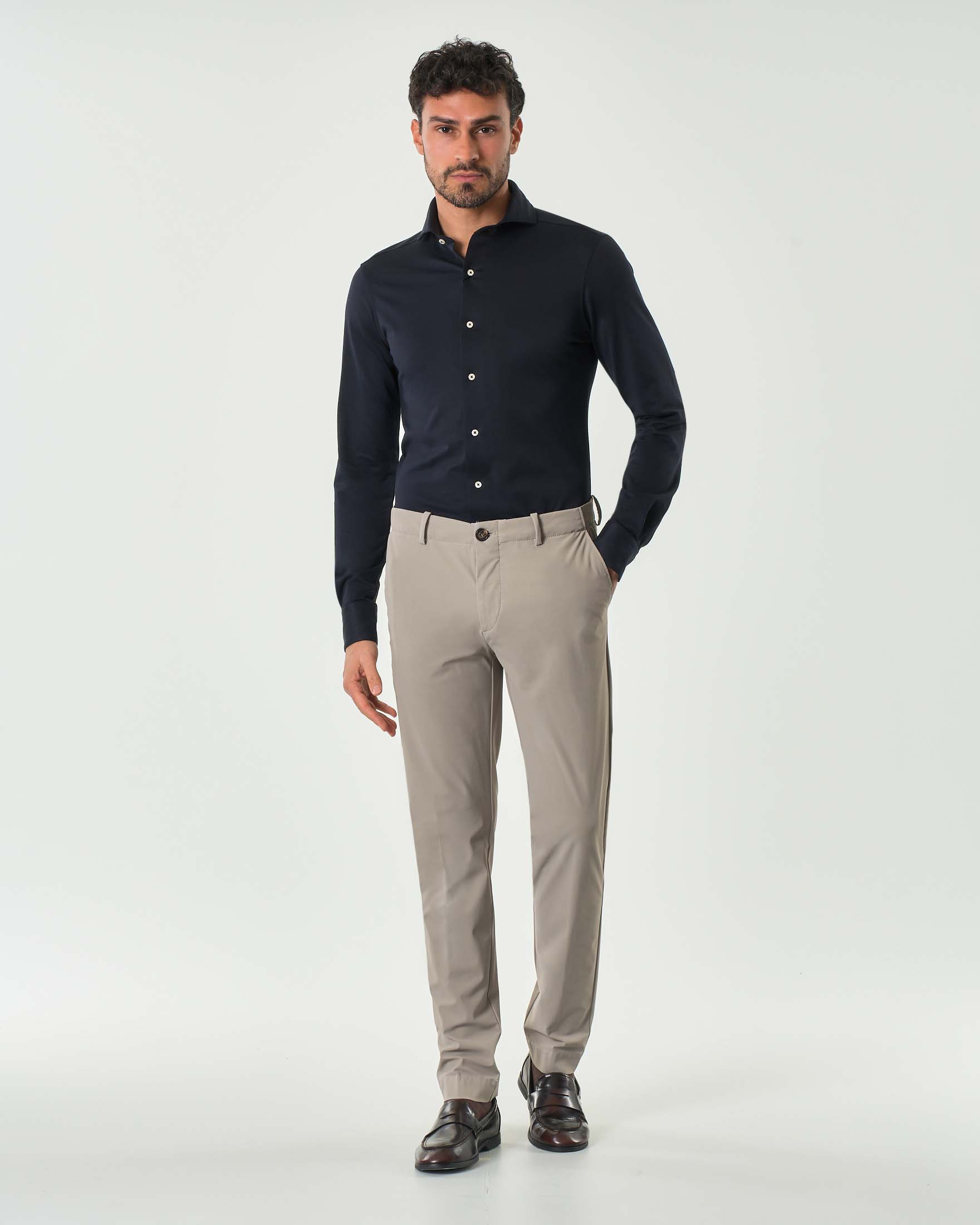 Pantalone R.R.D.Surflex Chalk Week End Light Pant fango in tessuto tecnico stretch