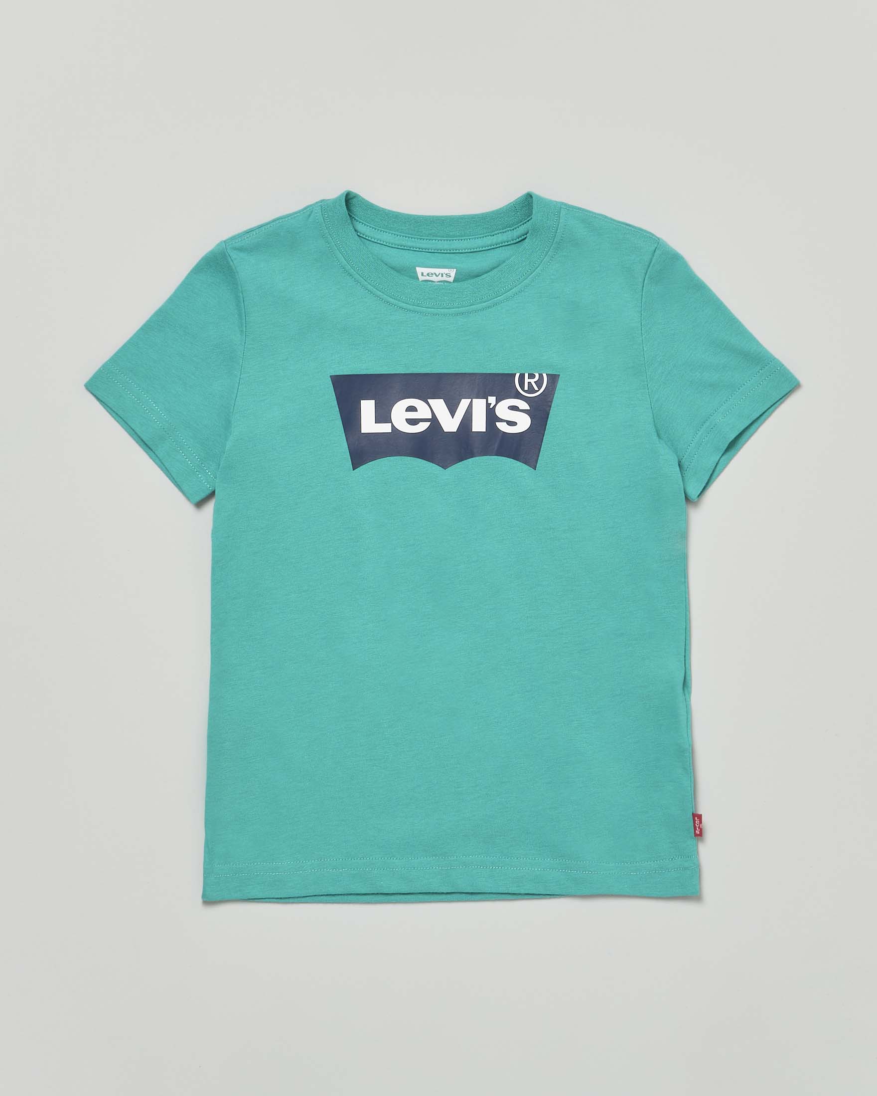 T-shirt Levi's verde petrolio a maniche corte con logo batwing blu