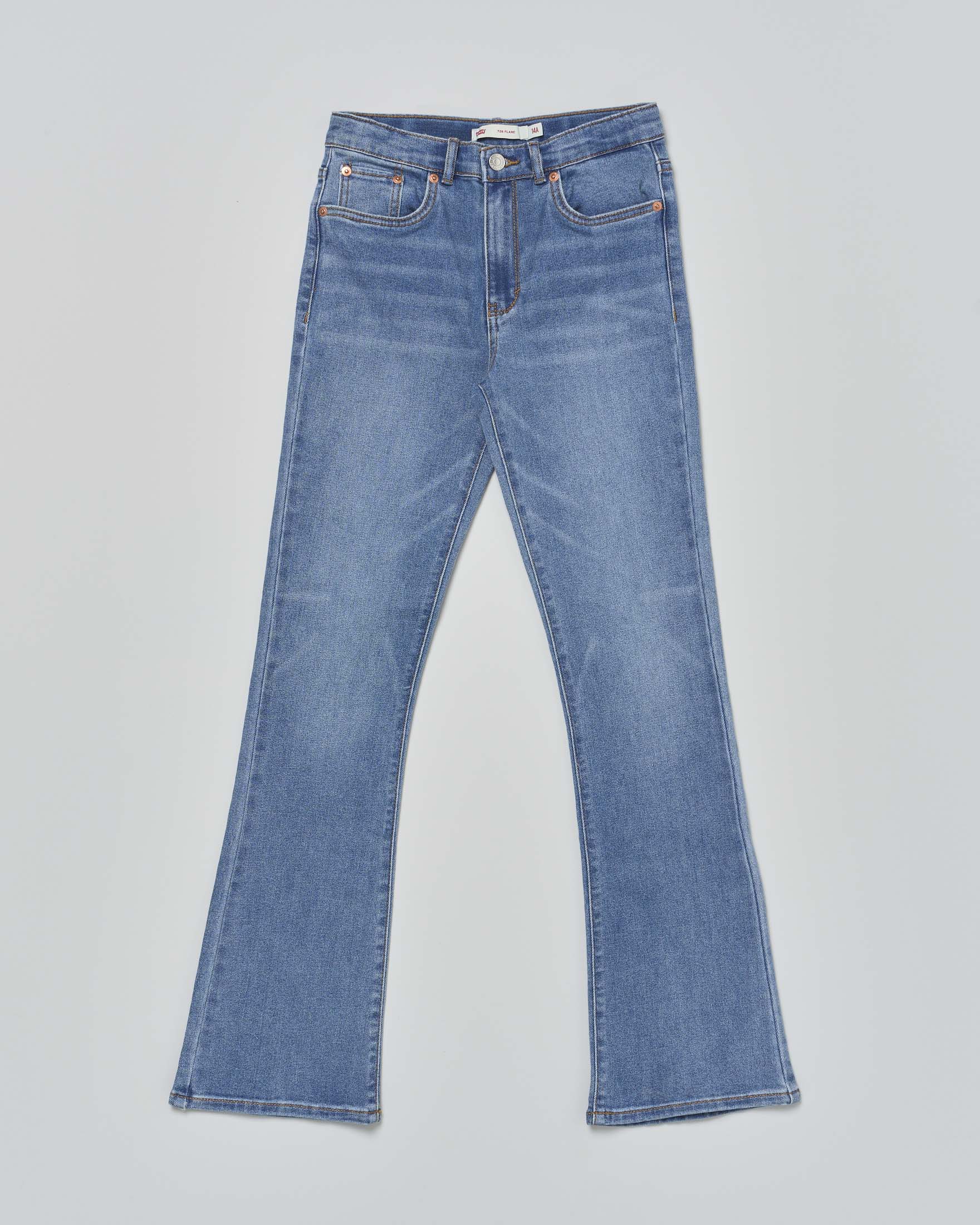Jeans Levi's flare a lavaggio medio stone washed