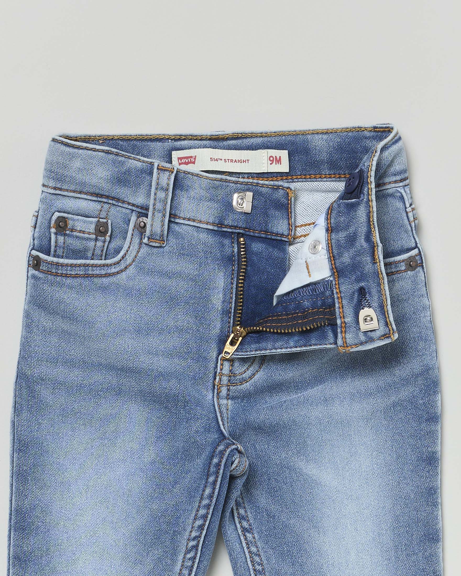Jeans Levi's 514 straight lavaggio chiaro stone washed