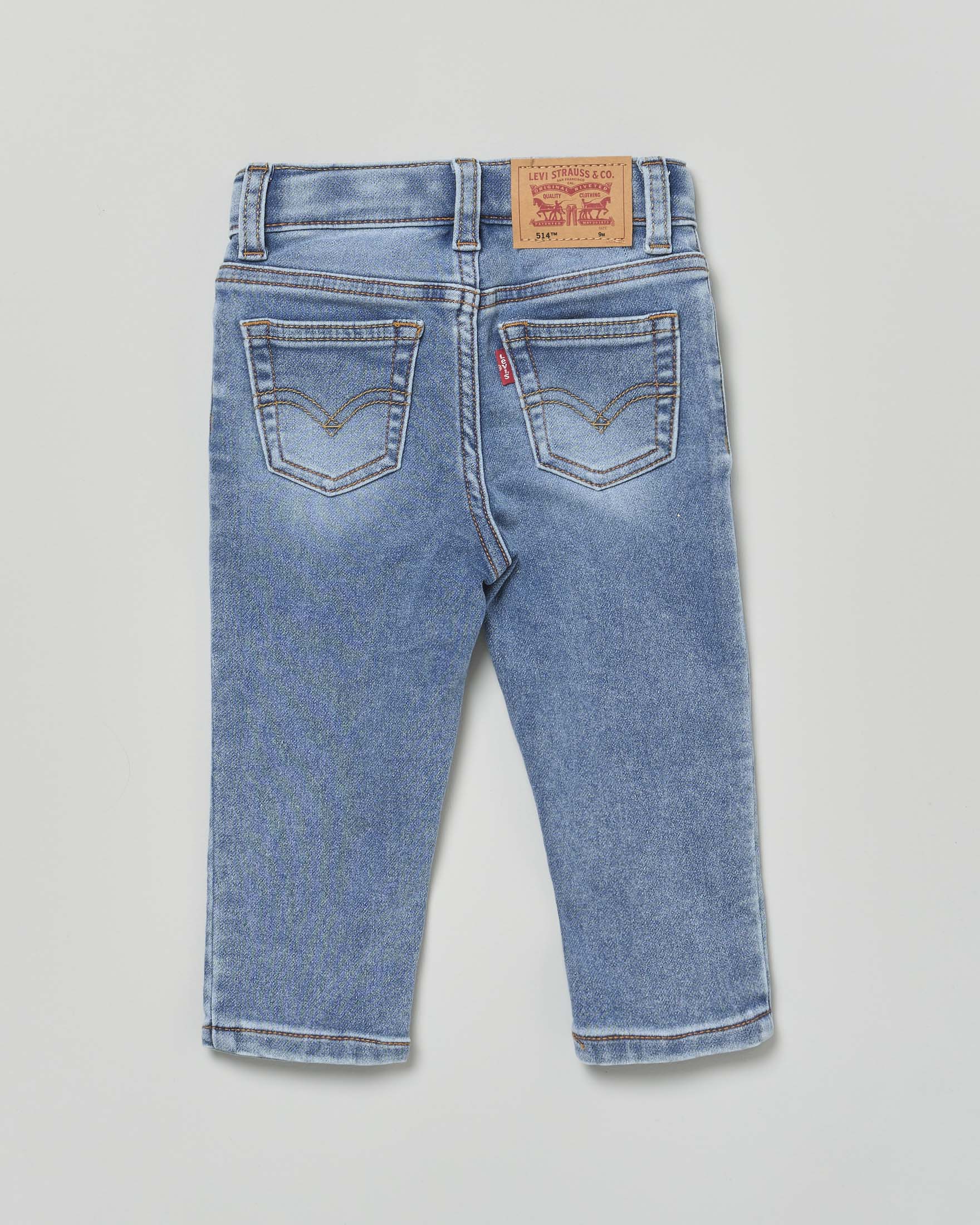 Jeans Levi's 514 straight lavaggio chiaro stone washed
