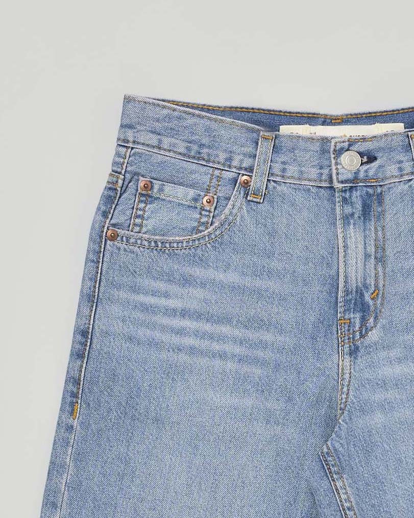 Bermuda Skate Levi's in denim lavaggio chiaro bleach washed