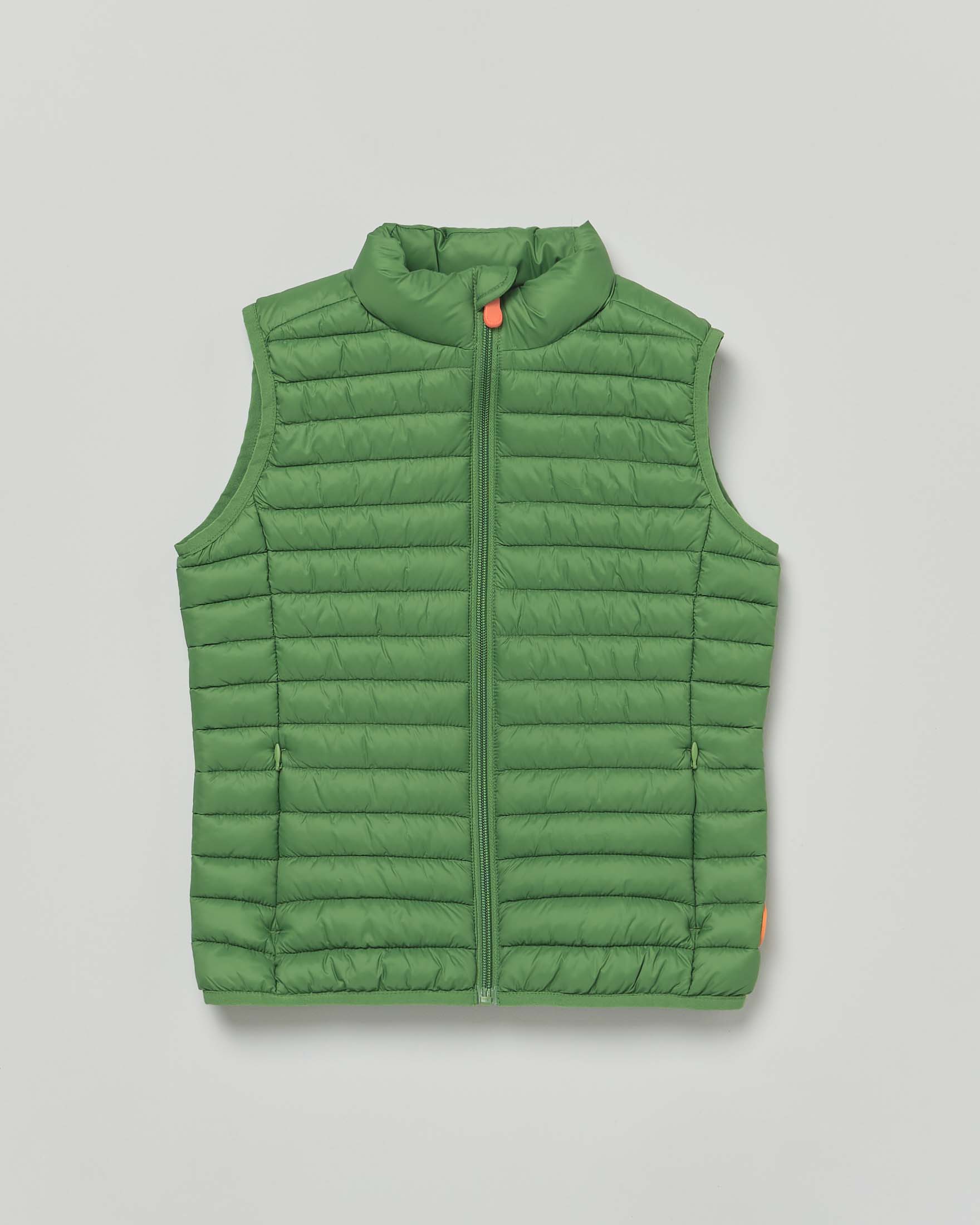Gilet Dolin verde imbottito in Plumtech®