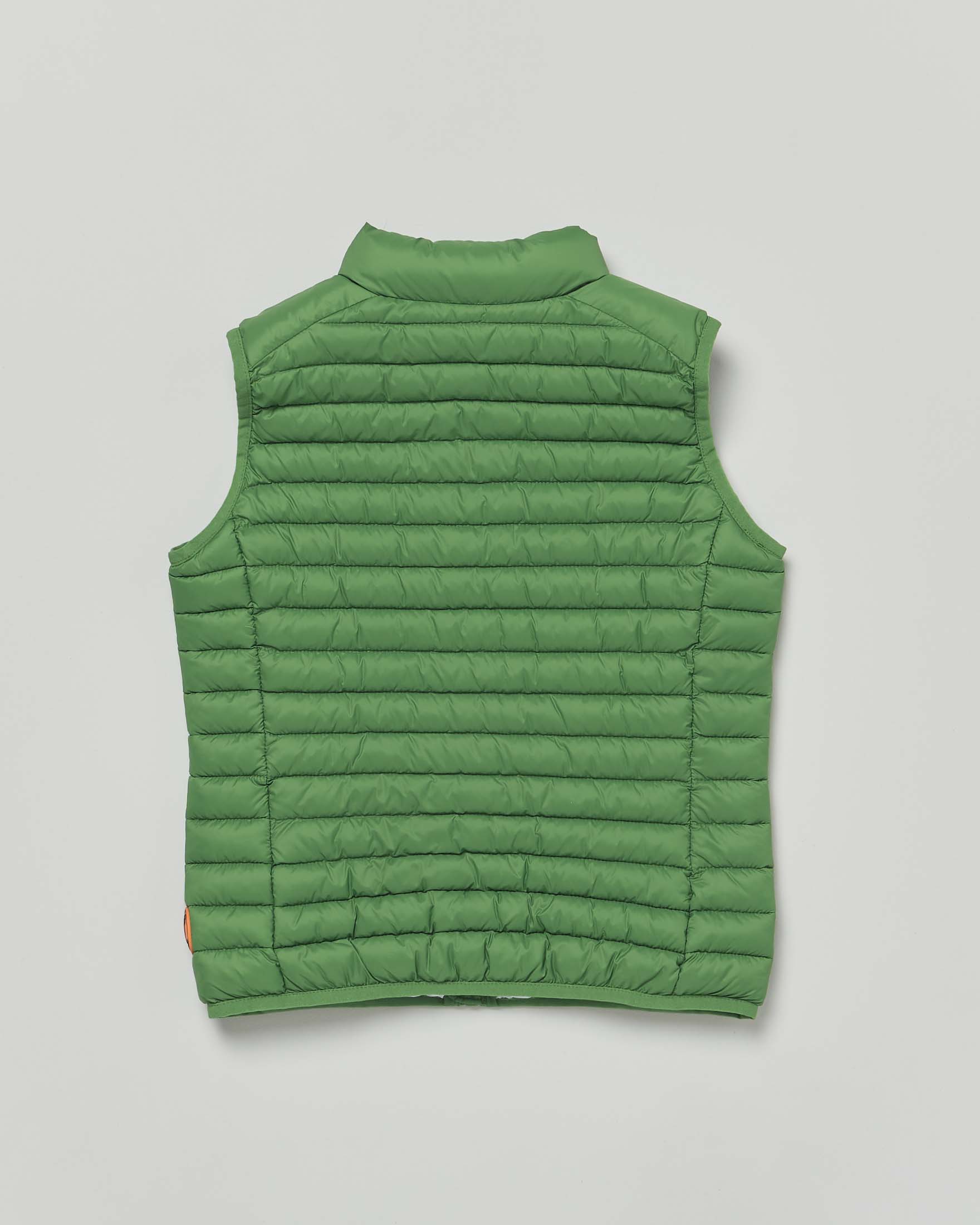 Gilet Dolin Save the duck verde imbottito in Plumtech®