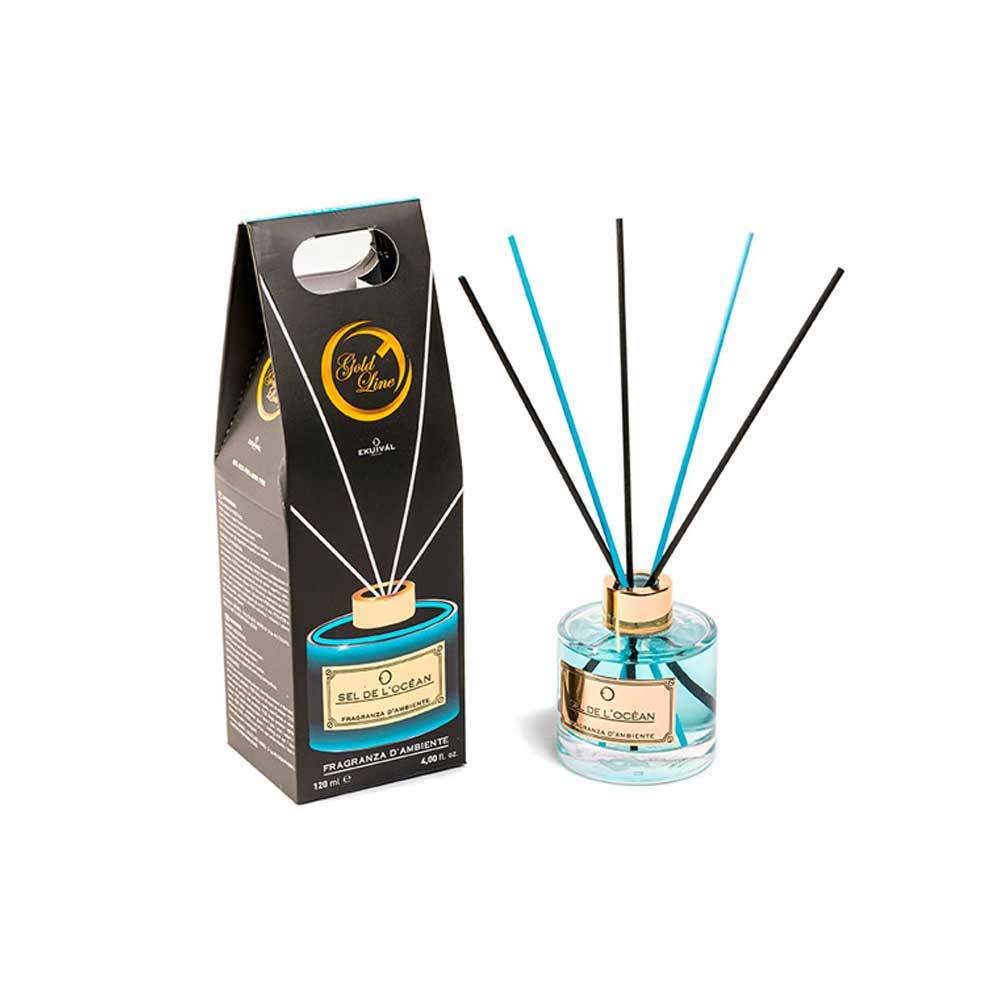 Ekuival Profumatore Per Ambiente In Vetro Fragranza Sel De L'Océan 120 Ml