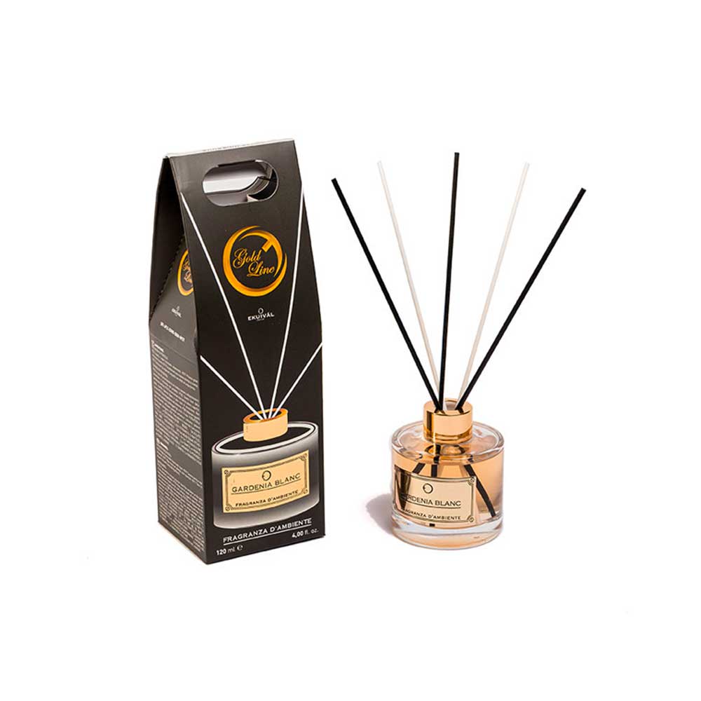 Ekuival Profumatore Per Ambiente In Vetro Fragranza Gardenia Blanc 120 Ml
