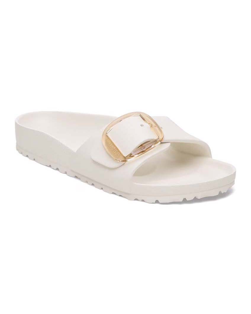 Sandalo Madrid avorio in EVA con fibbia Big Buckle in plastica inossidabile