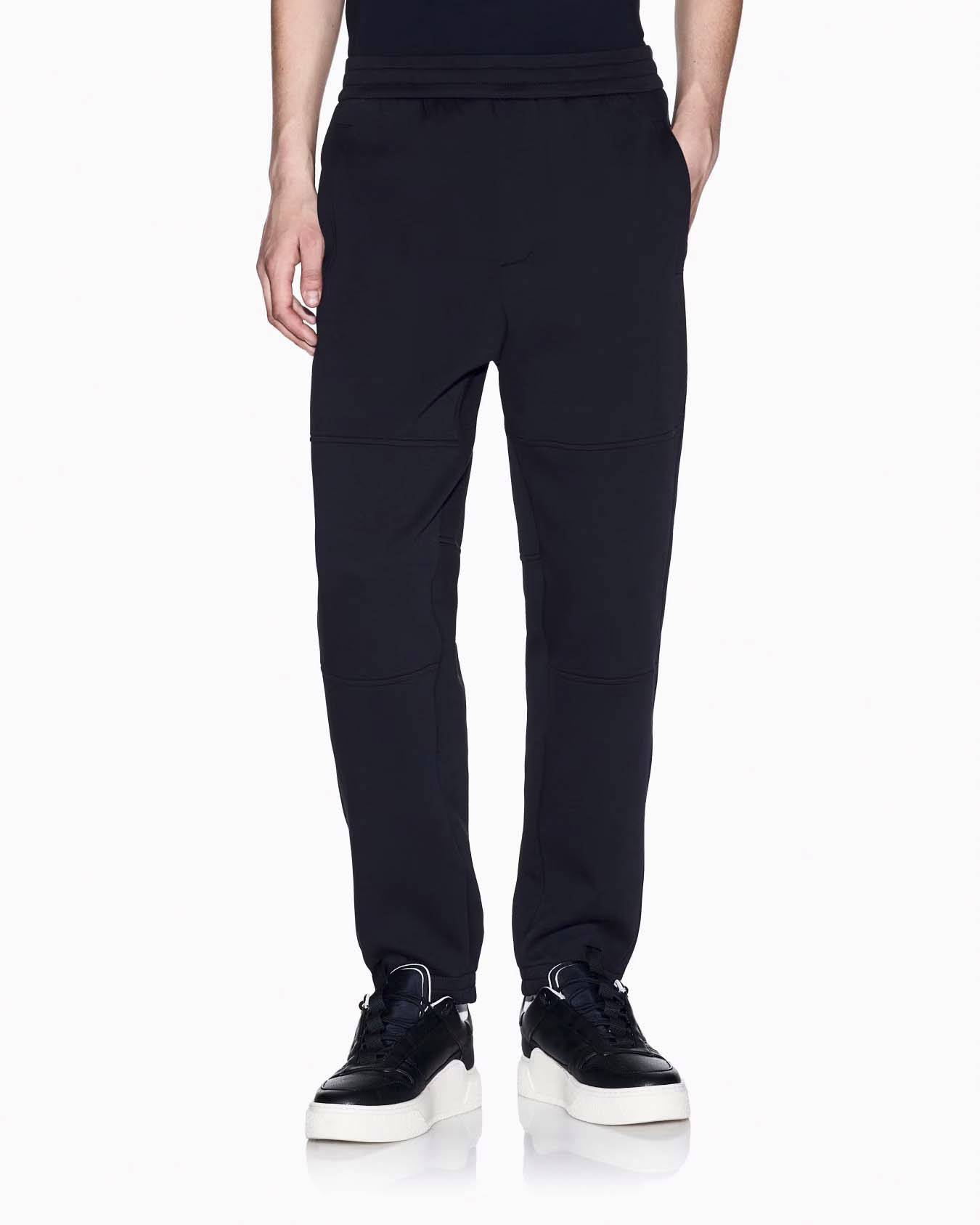 Pantalone Exchange blu in interlock di cotone