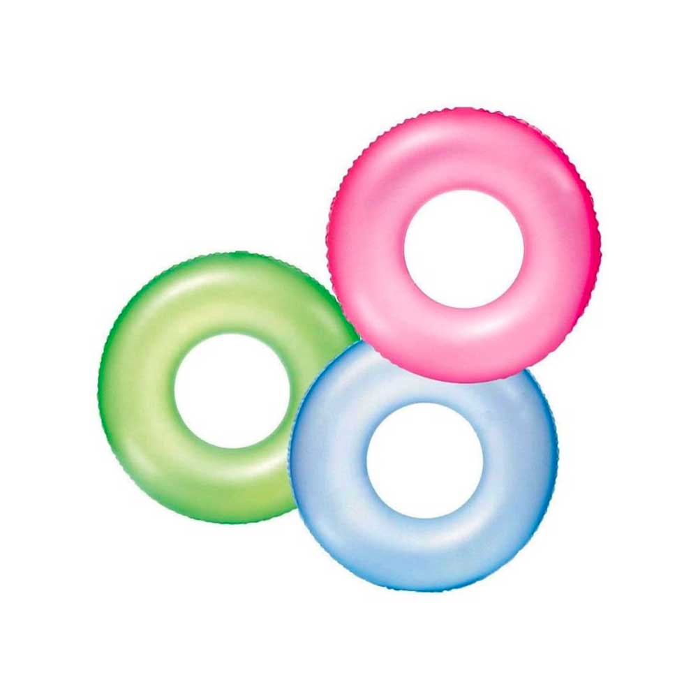 Bestwaw Salvagente Gonfiabile Fluo Diametro 76 Cm