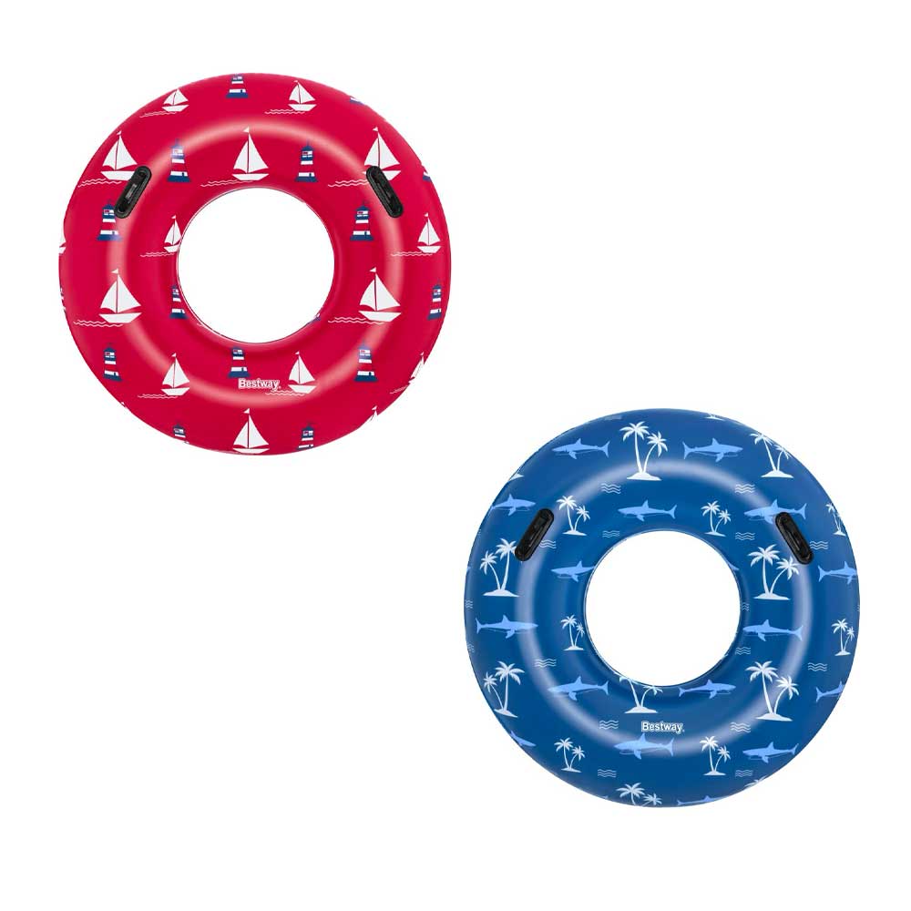 Bestway Salvagente Gonfiabile Barche A Vela Con Maniglie Diametro 119 Cm