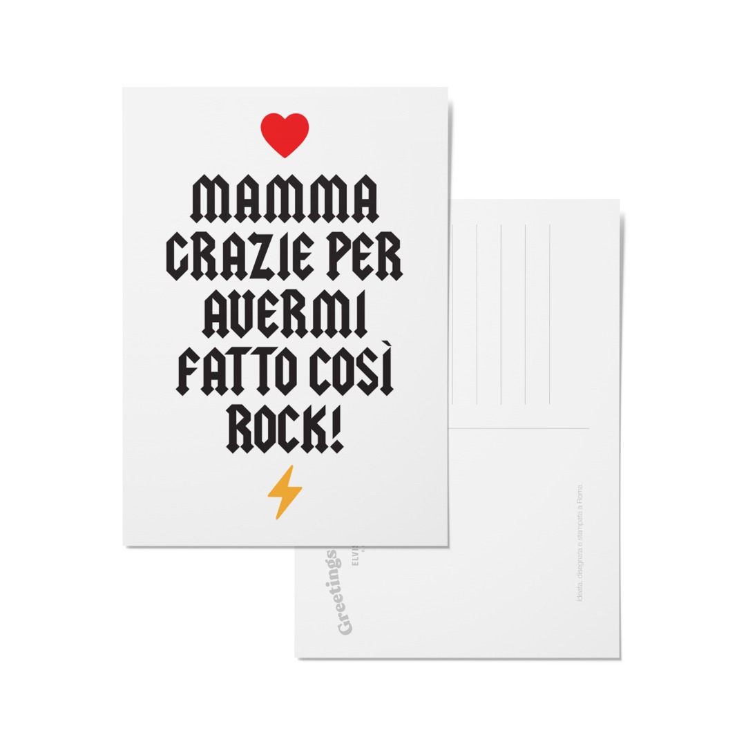 Cartolina Mamma Grazie