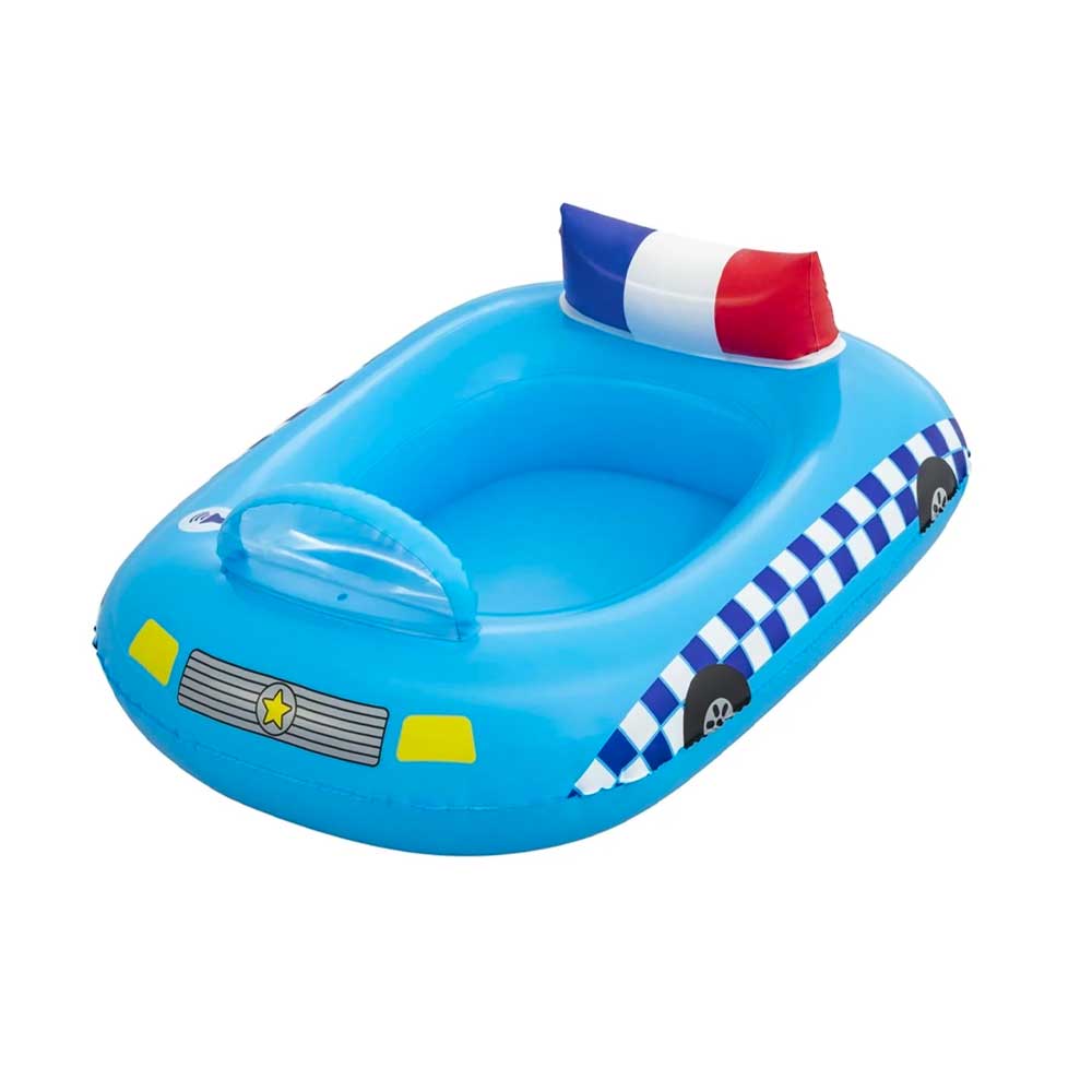 Bestway Canottino Gonfiabile Auto Polizia 97X74 Cm