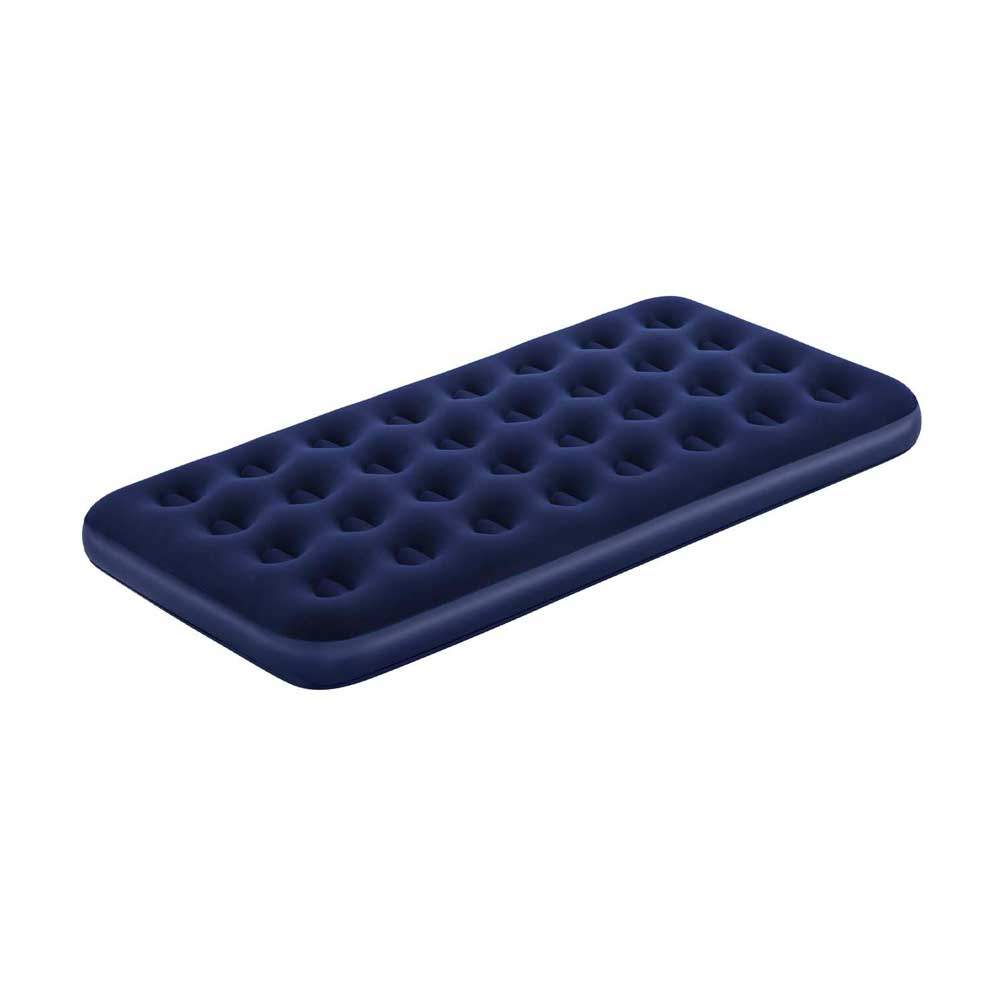 Bestway Materassino Matrimoniale Gonfiabile Floccato Colore Blu 188X99X22H Cm