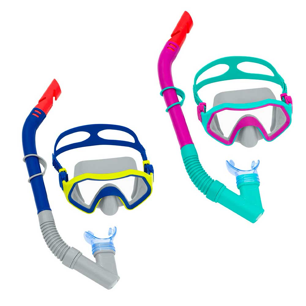 Bestway Maschera Con Boccaglio Snorkel 7+