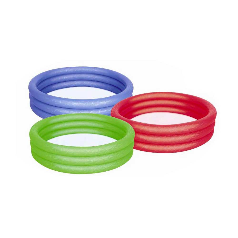Bestway Piscina Gonfiabile Tonda a 3 Anelli Diametro 102X25H Cm