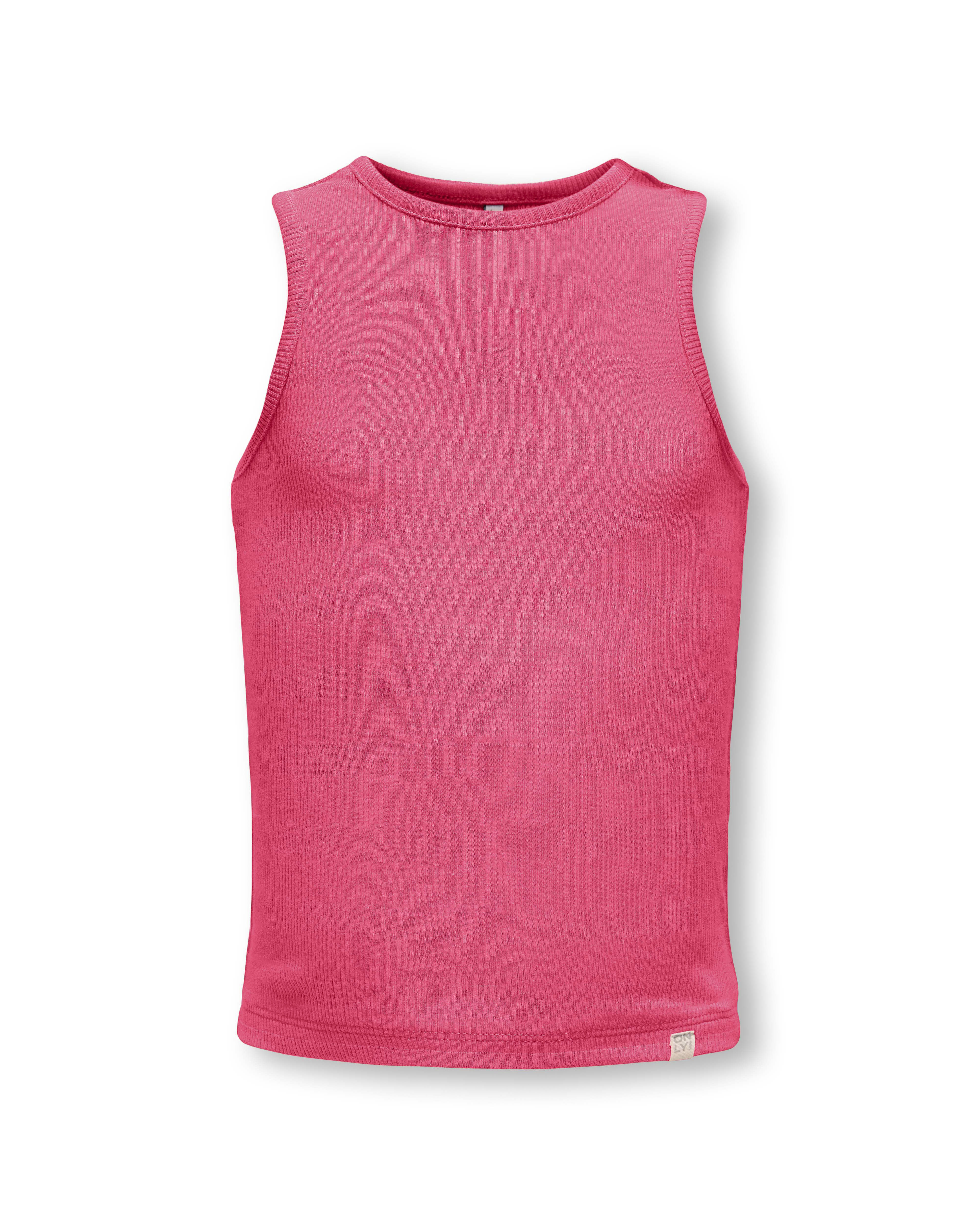 Canotta Only fucsia in cotone a costine