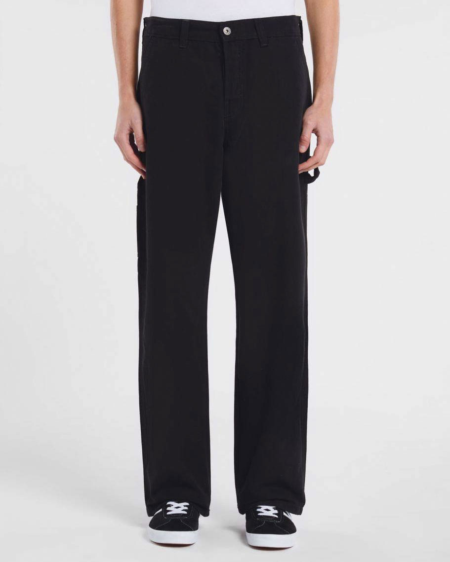 Pantalone carpenter Dickies nero in canvas di cotone