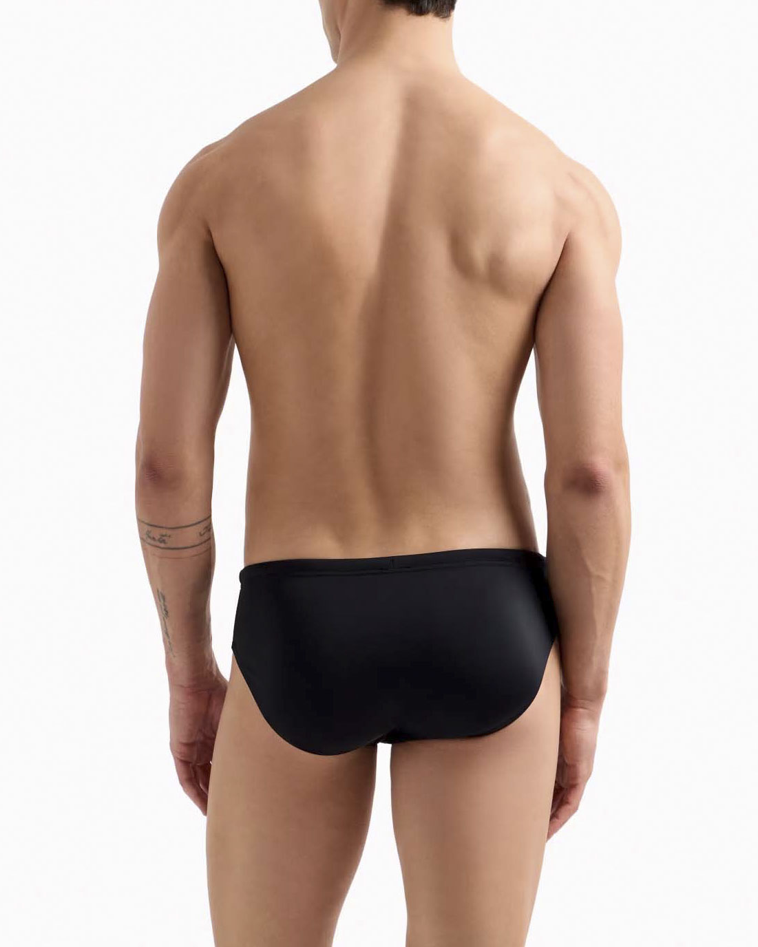 Costume slip EA7 nero in tessuto stretch image