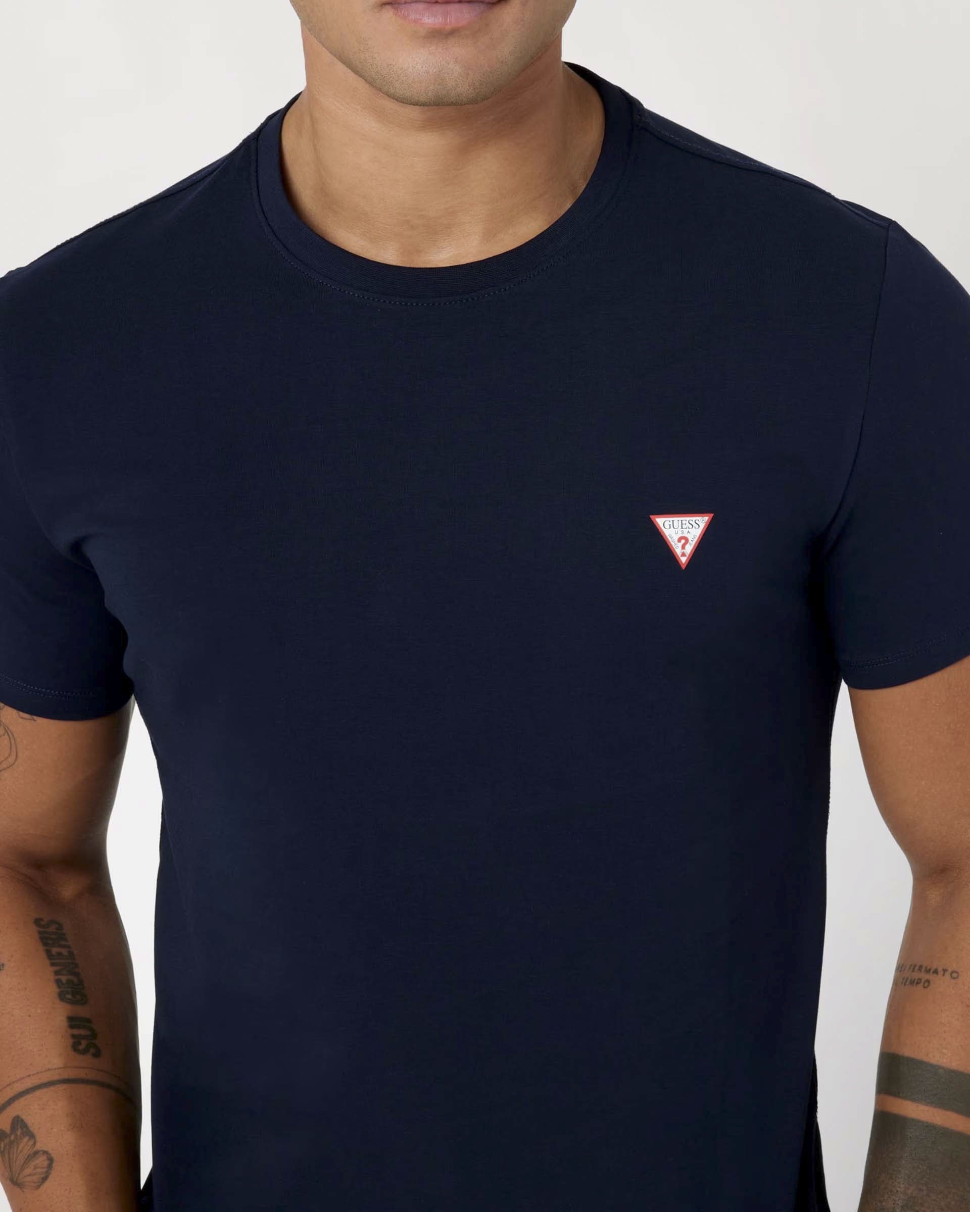 Guess T-Shirt Uomo Manica Lunga In Jersey Di Cotone Stretch Basic, Colore Nero, Taglia L, Modello M2YI28J1314 - 4